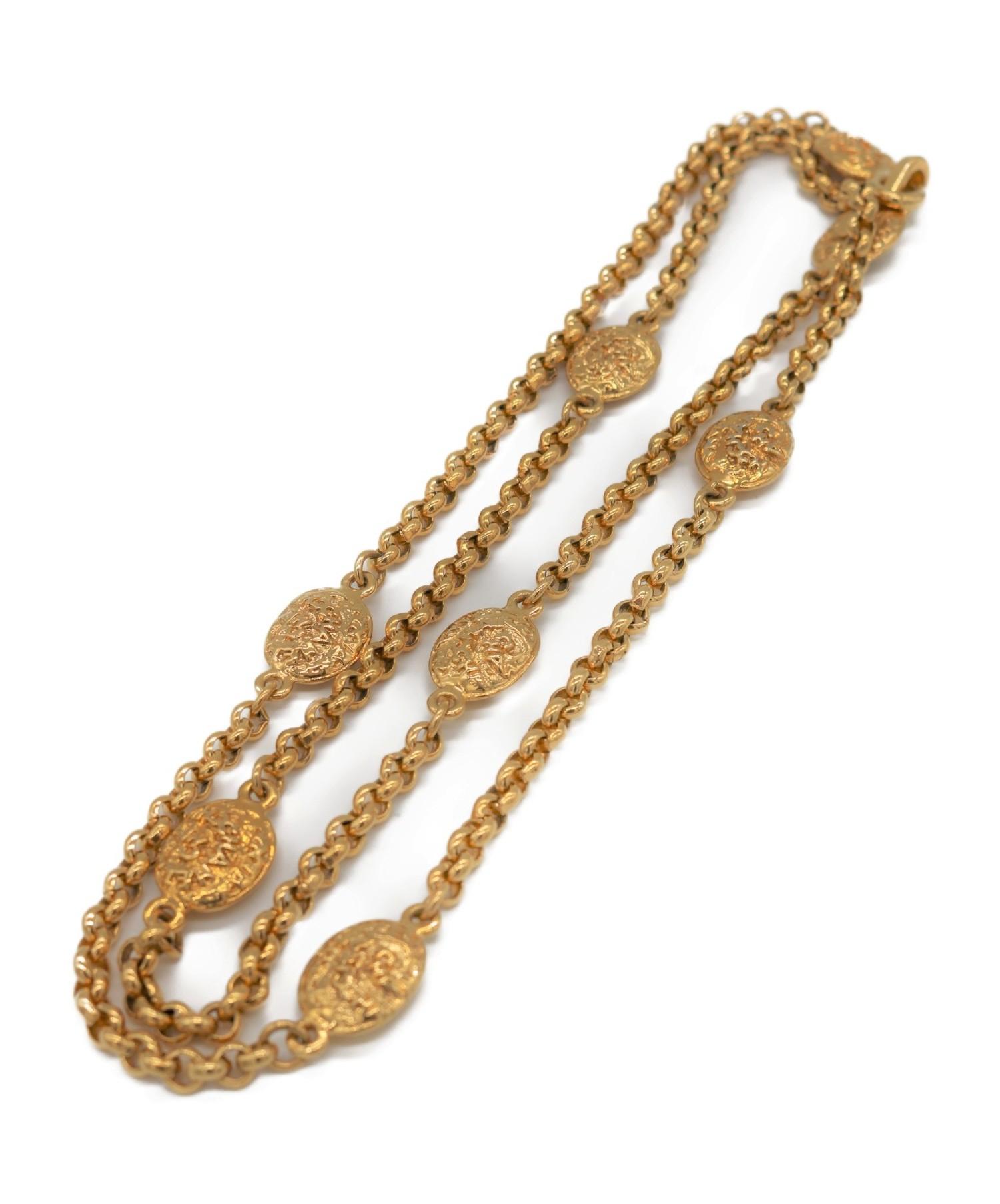 中古・古着通販】CHANEL (シャネル) ロングネックレス ゴールド サイズ