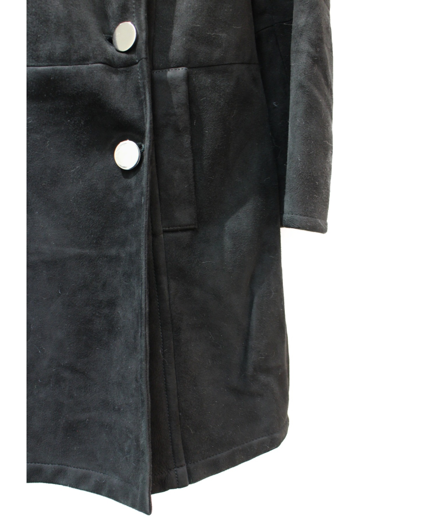 中古・古着通販】GUCCI (グッチ) ムートンコート ブラック サイズ:36