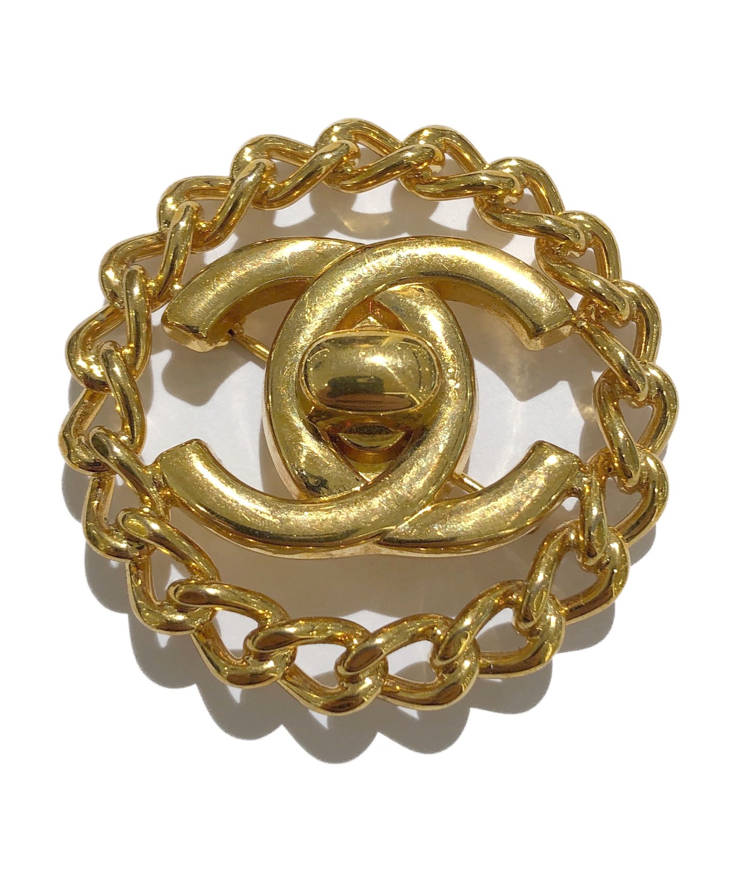 CHANEL シャネル ヴィンテージ ブローチ 1980年代 中古・古着通販】CHANEL (シャネル) ヴィンテージブローチ｜ブランド