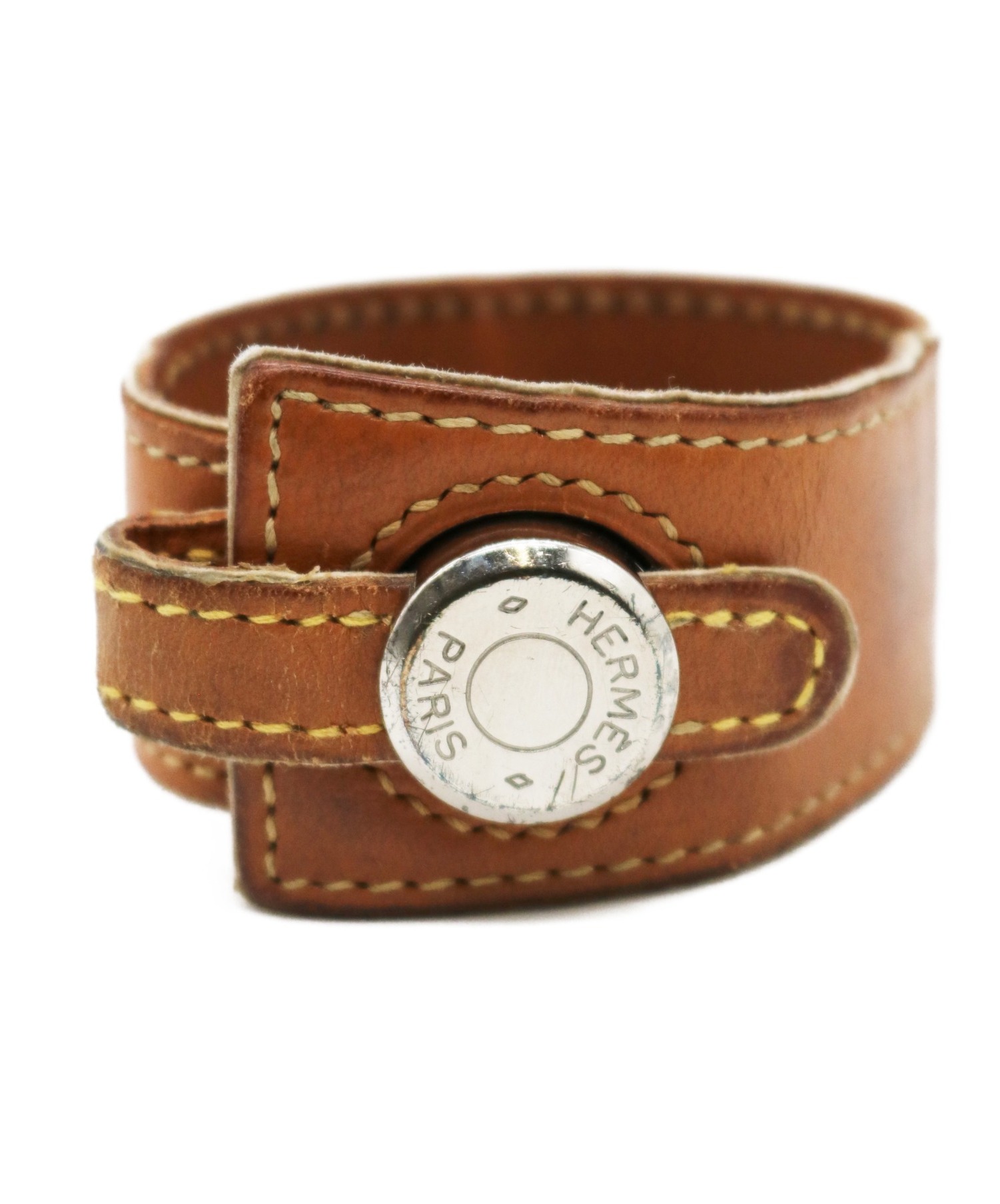 中古・古着通販】HERMES (エルメス) セリエレザーブレス ブラウン 