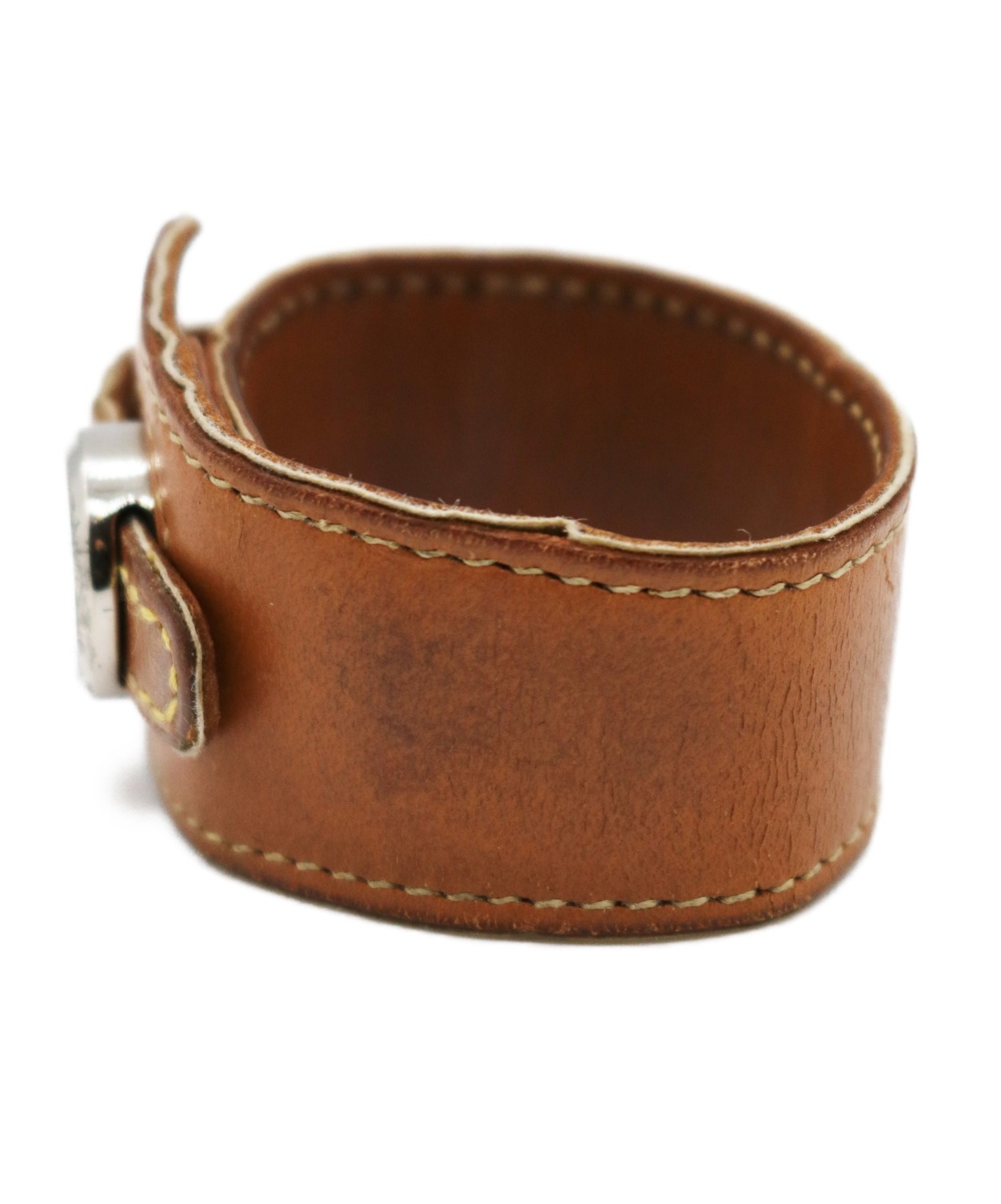 中古・古着通販】HERMES (エルメス) セリエレザーブレス ブラウン 