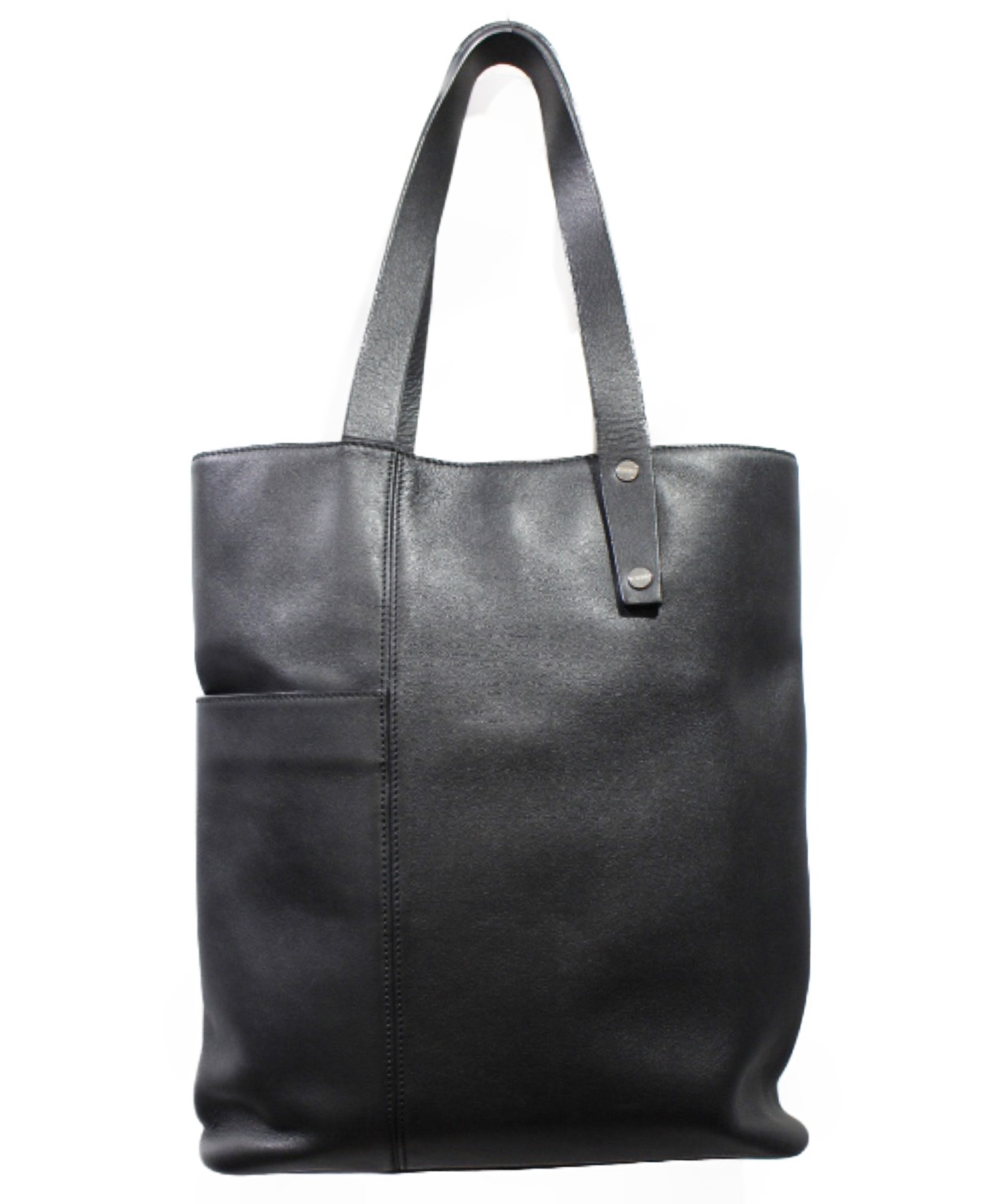 中古・古着通販】LOEWE (ロエベ) トートバッグ ブラック ナッパレザー