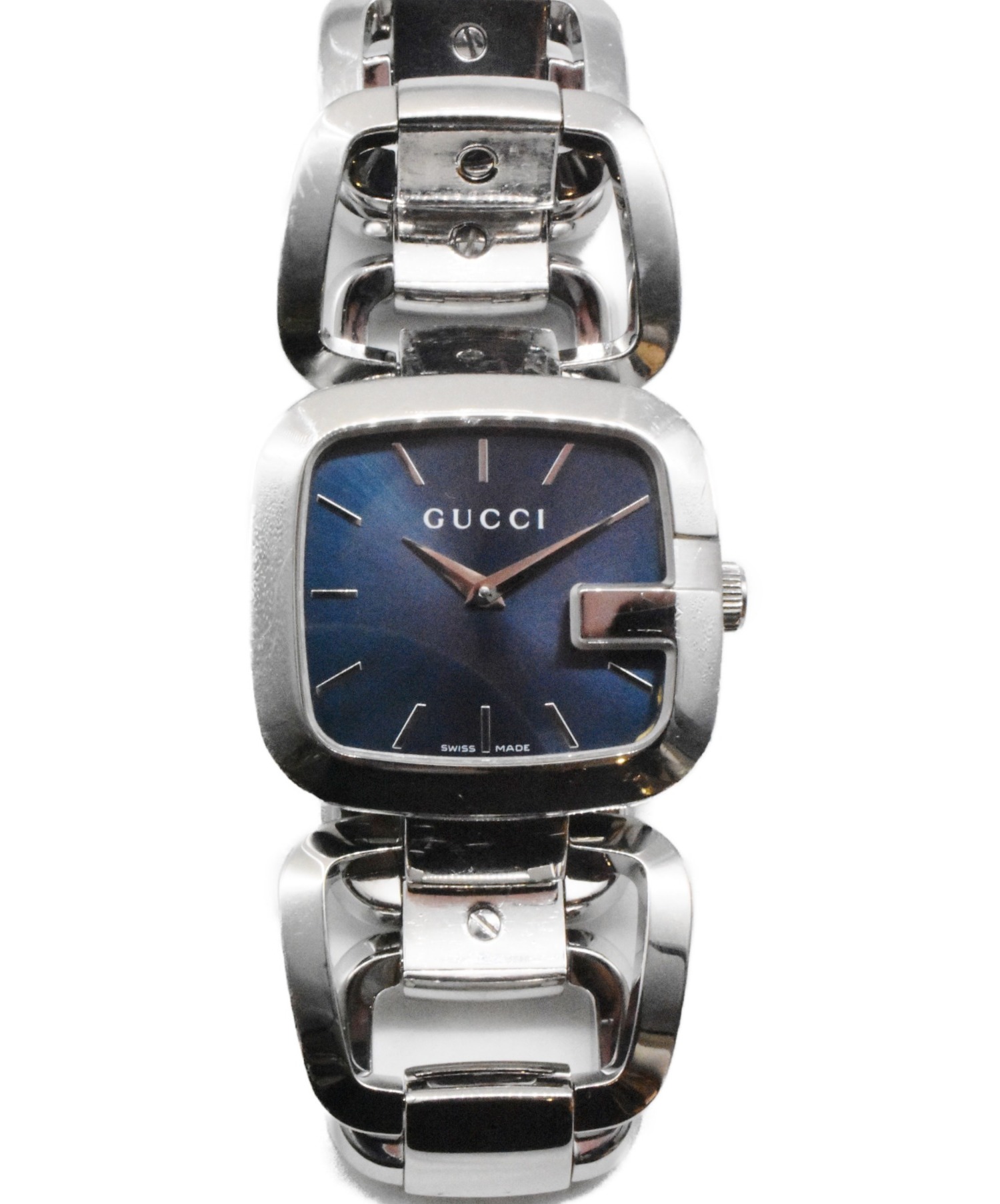 中古・古着通販】GUCCI (グッチ) 125.4 ネイビー サイズ:- クォーツ 