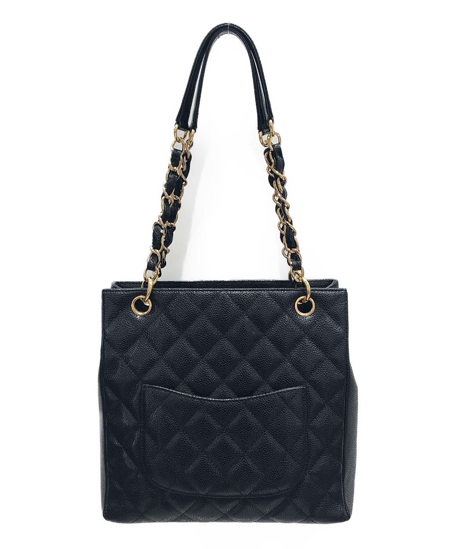 中古・古着通販】CHANEL (シャネル) ココマークチェーントートバッグ