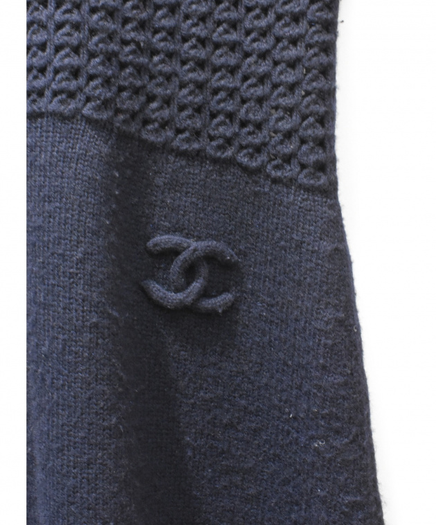 中古・古着通販】CHANEL (シャネル) ココマークニットワンピース