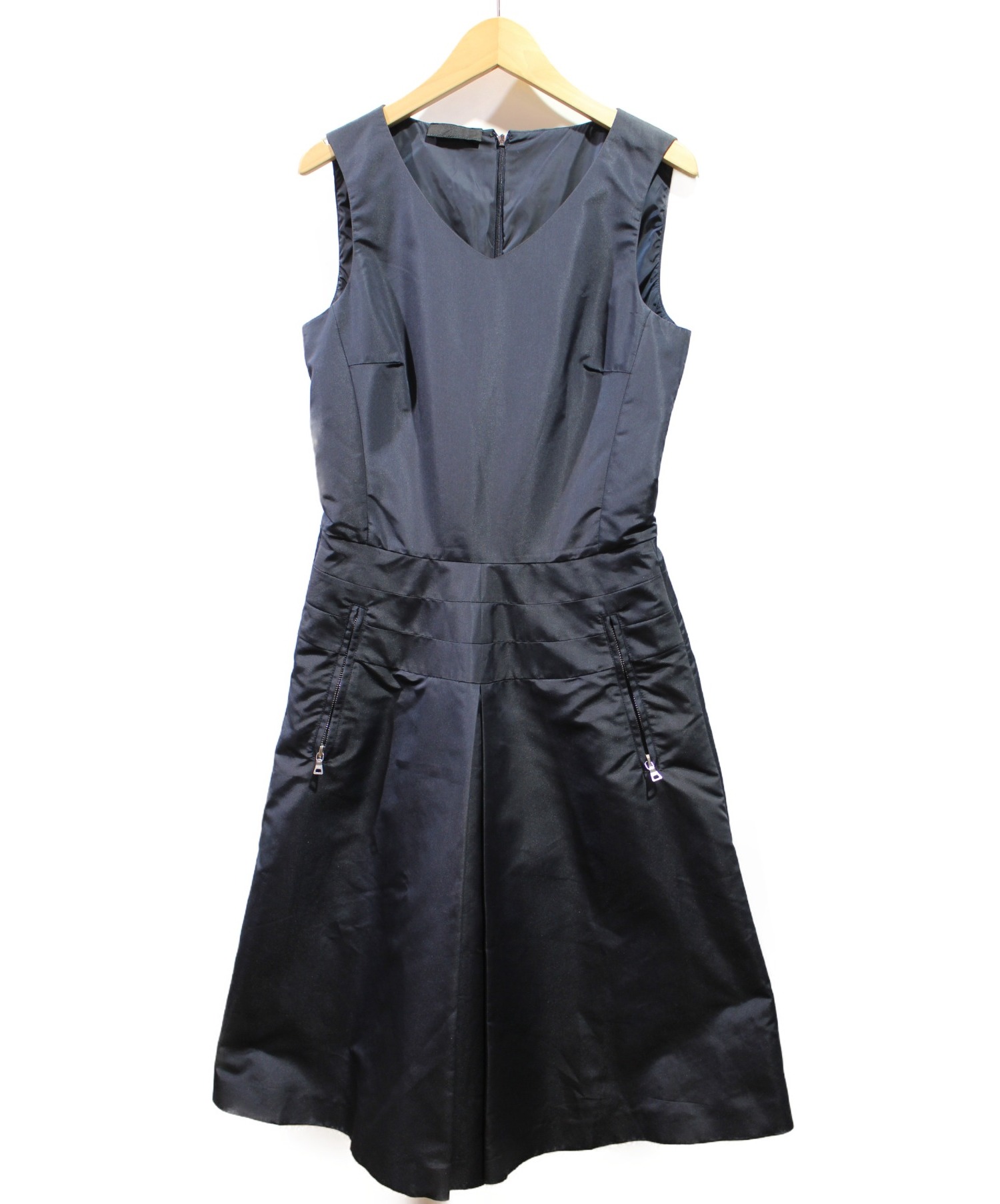 中古・古着通販】PRADA (プラダ) ワンピース ネイビー サイズ:38 