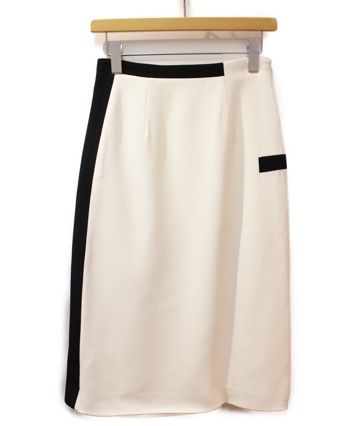 中古・古着通販】BALENCIAGA (バレンシアガ) 切替スカート ホワイト  