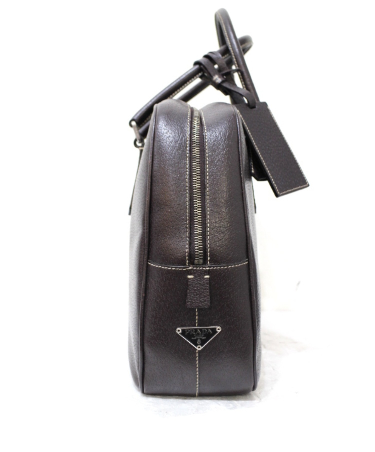 中古・古着通販】PRADA (プラダ) ボストンバッグ/レザーブリーフケース