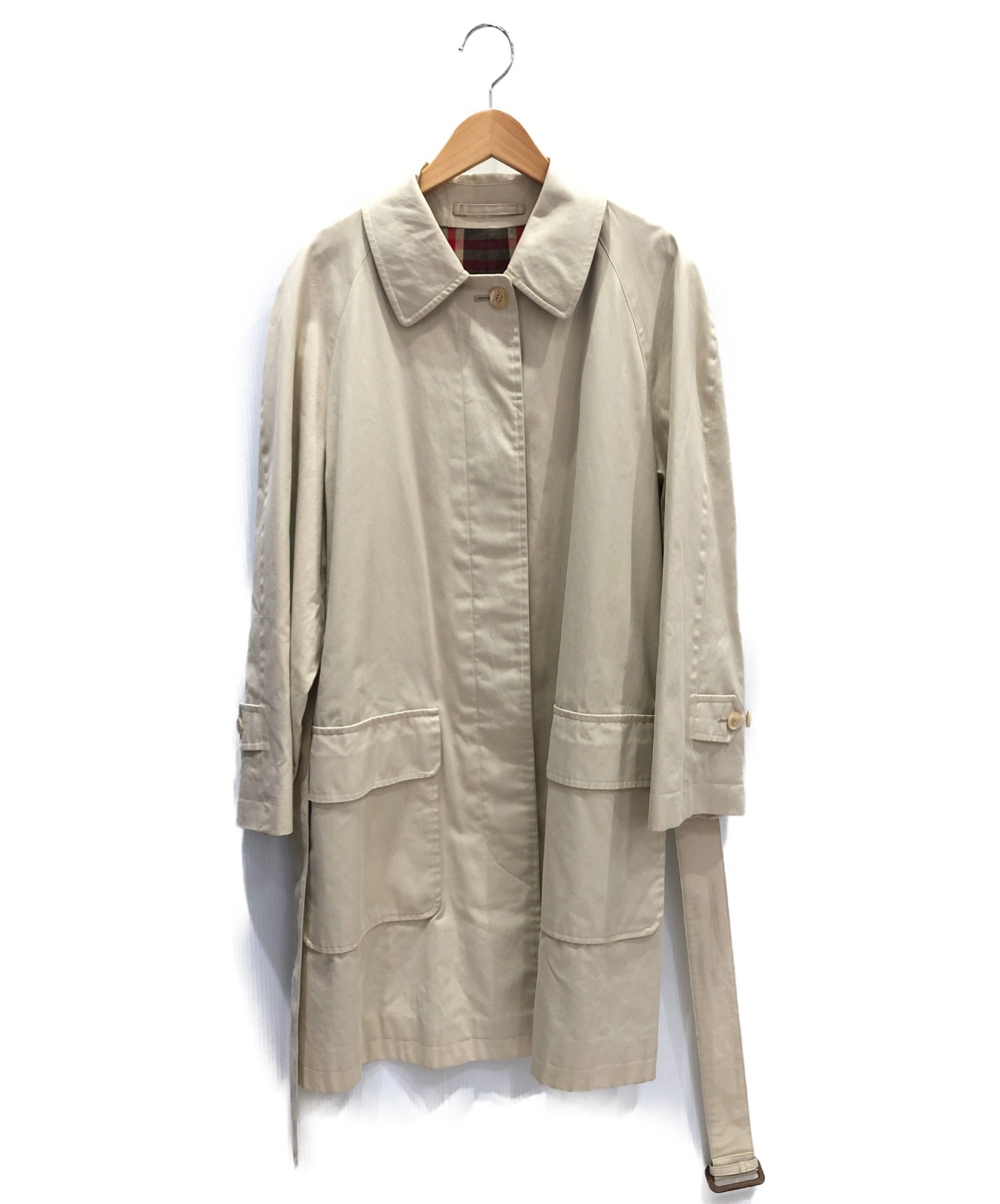 【希少品】バーバリーズ　フーデット　ロングトレンチコート　XL相当 中古・古着通販】BURBERRY (バーバリーズ) フーデッドコート ベージュ