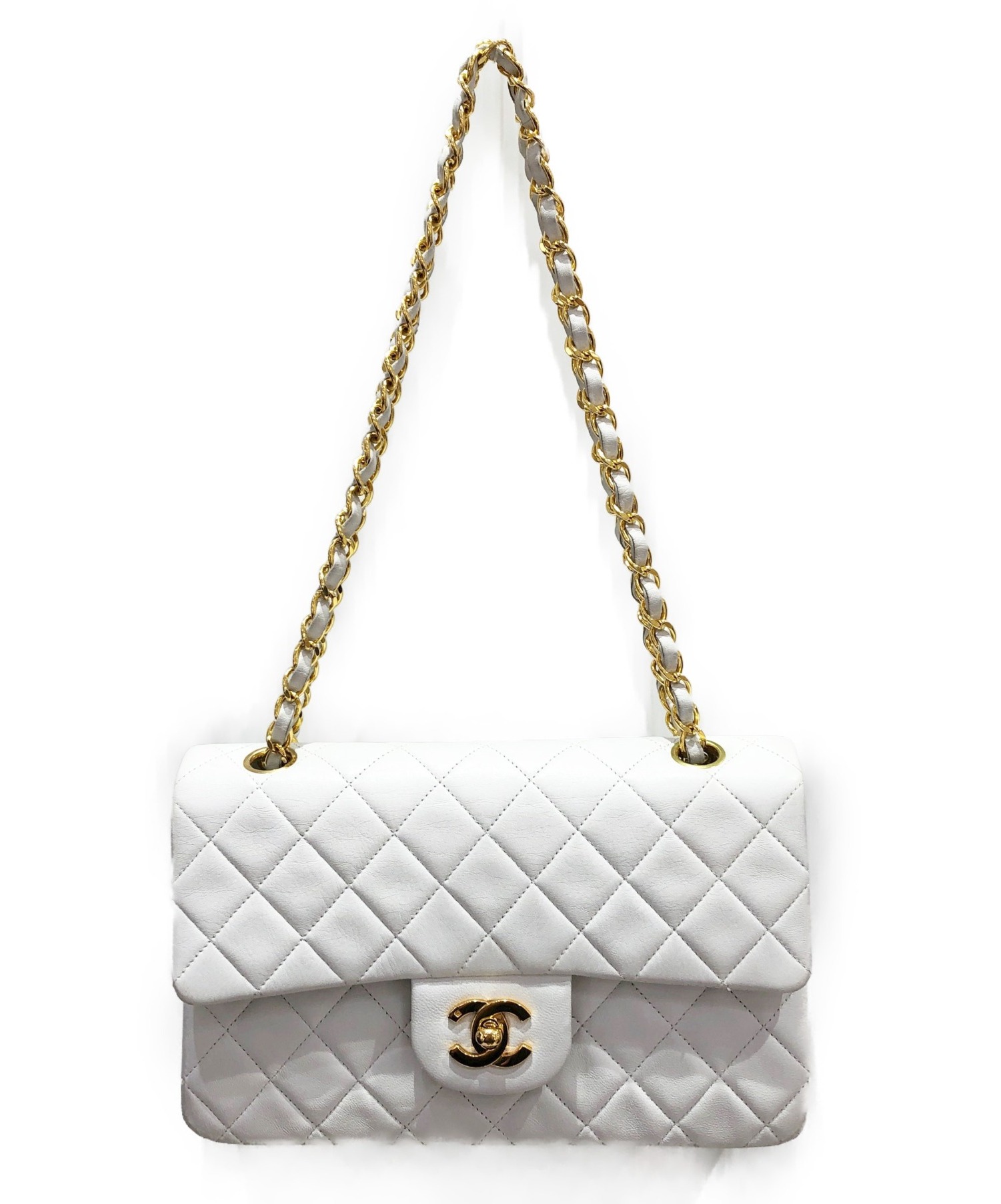 中古・古着通販】CHANEL (シャネル) マトラッセ ホワイト ダブル