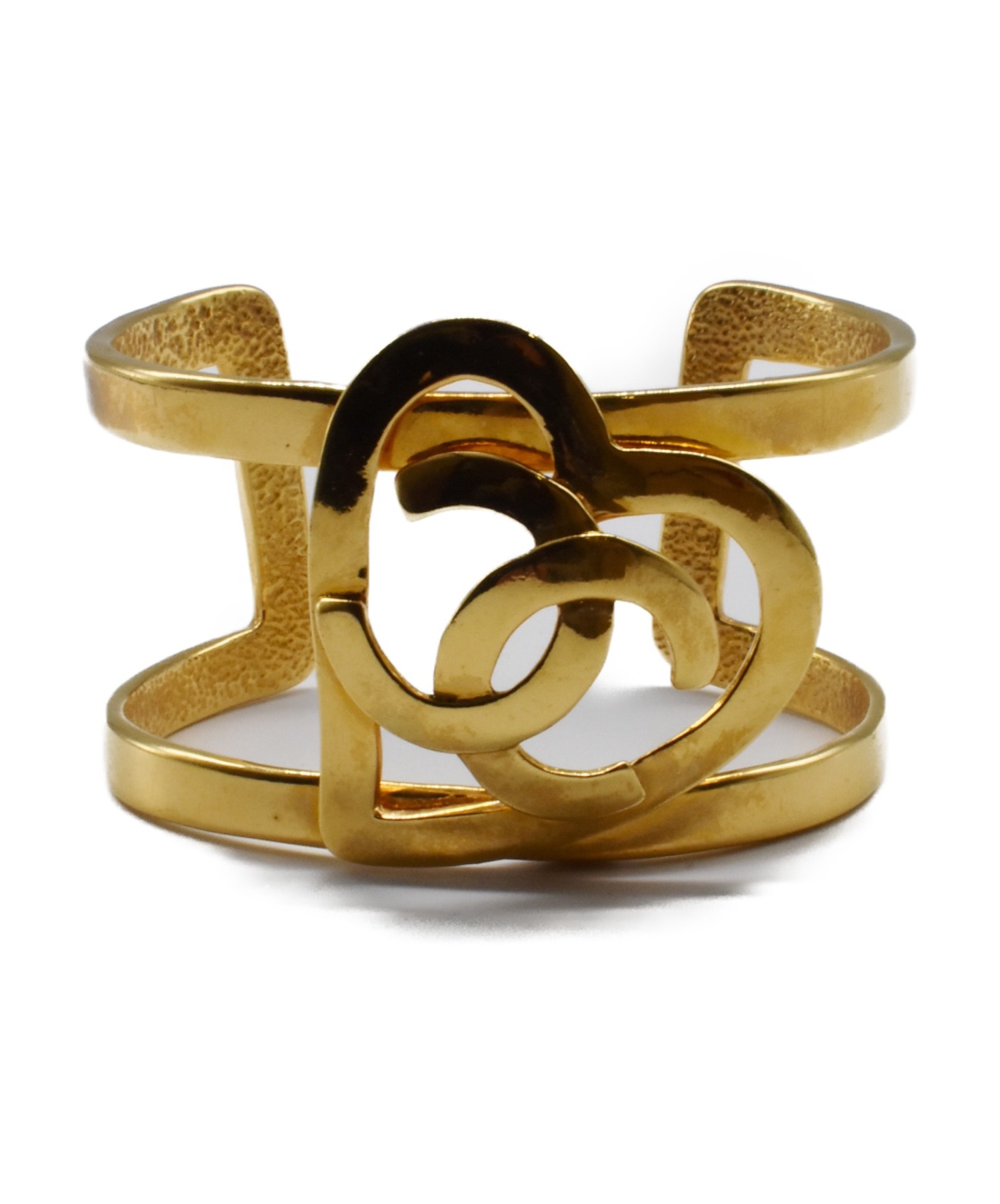 CHANEL シャネル バングル ゴールド ハート Sサイズ B23P 中古・古着