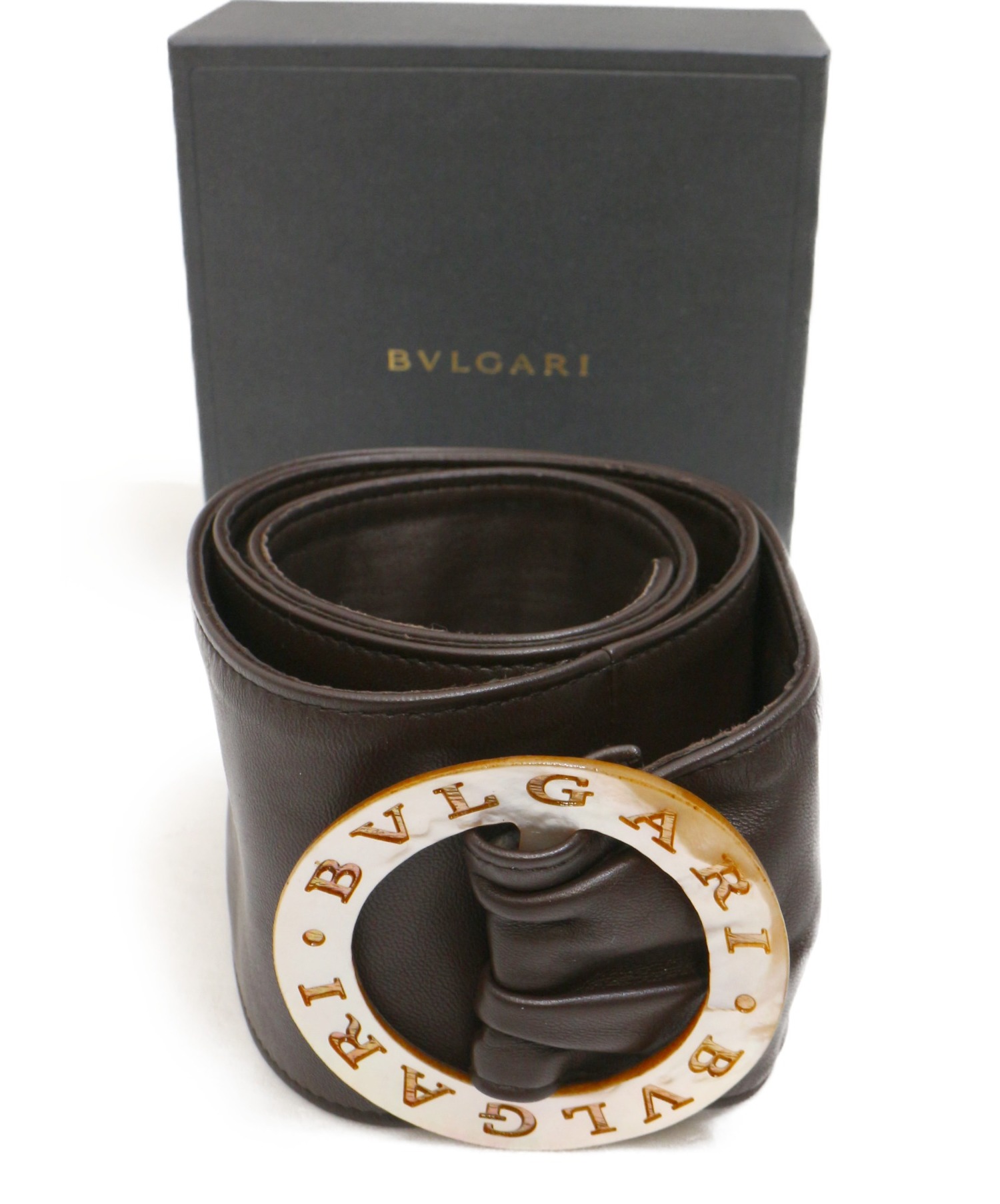 中古・古着通販】BVLGARI (ブルガリ) レザーベルト｜ブランド・古着