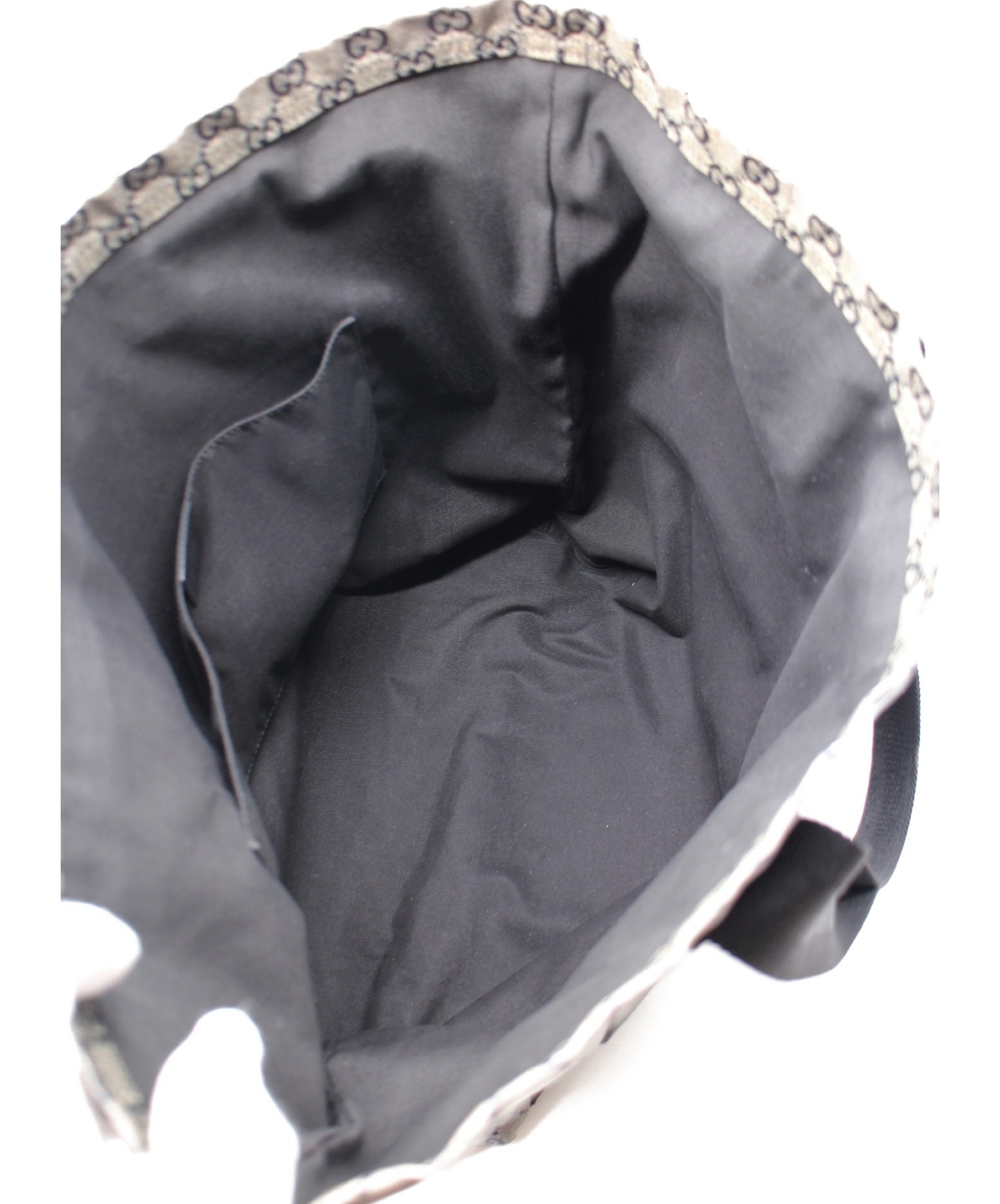 中古・古着通販】GUCCI (グッチ) GGクリスタル トートバッグ グレー