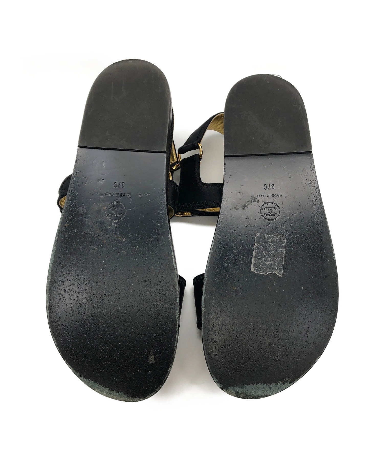 中古・古着通販】CHANEL (シャネル) ゲートNo.5ストラップサンダル