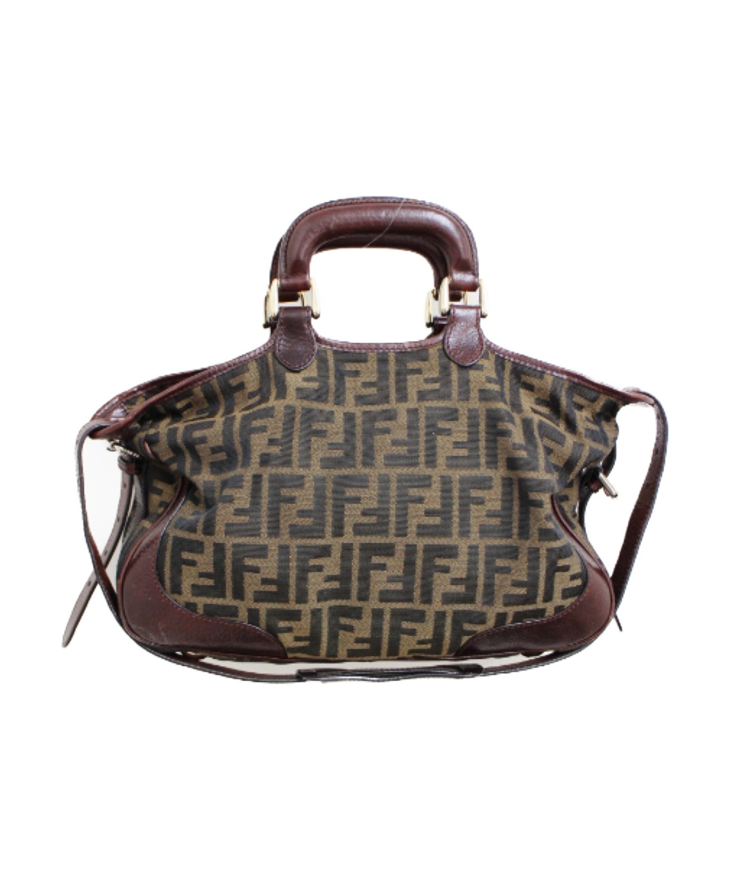 中古・古着通販】FENDI (フェンディ) ズッカ柄2WAYショルダーバッグ 