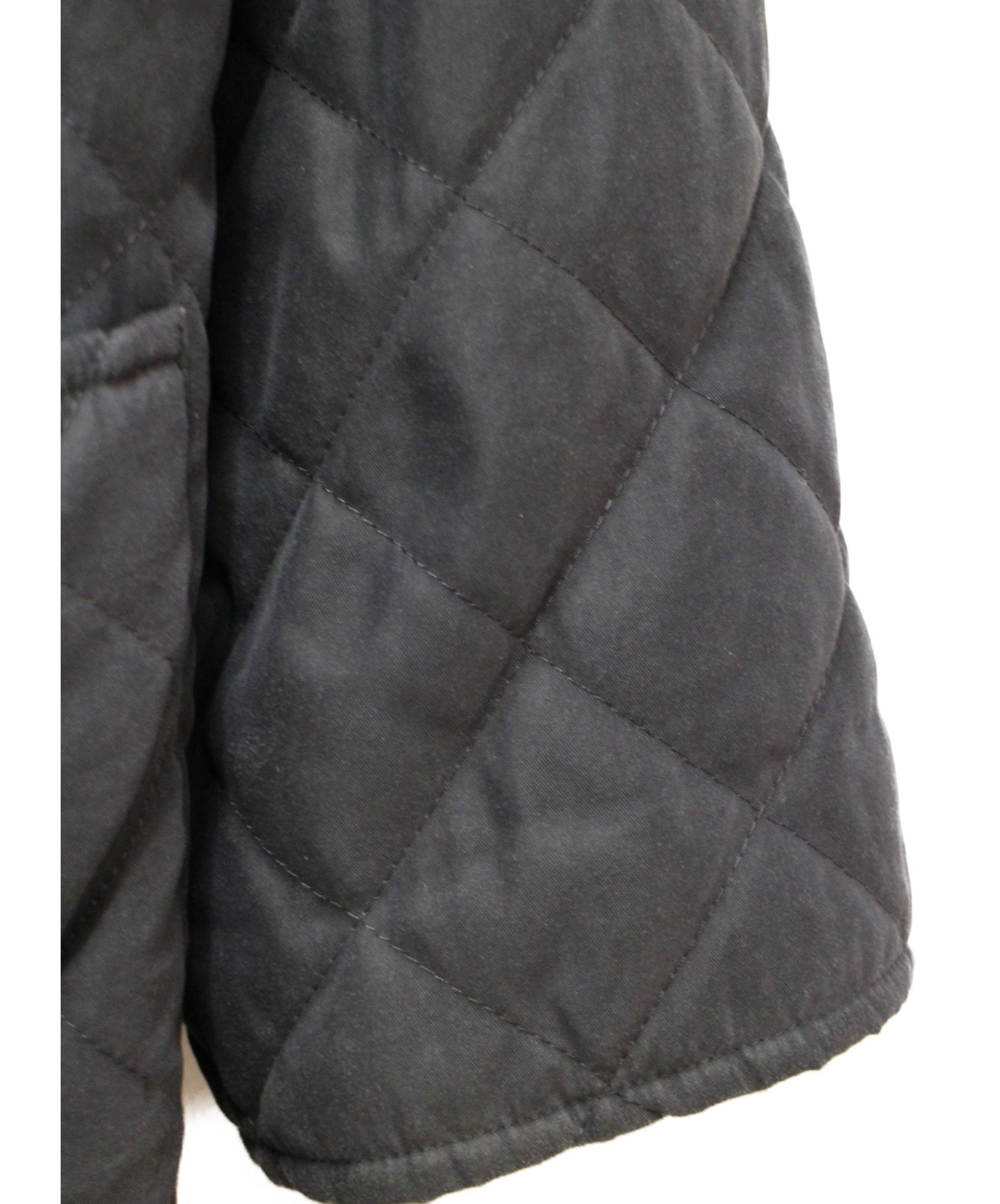 中古・古着通販】HERMES (エルメス) キルティングコート ブラック