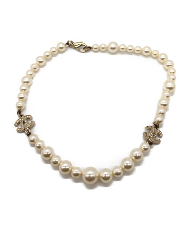 中古・古着通販】CHANEL (シャネル) ココマークパールネックレス