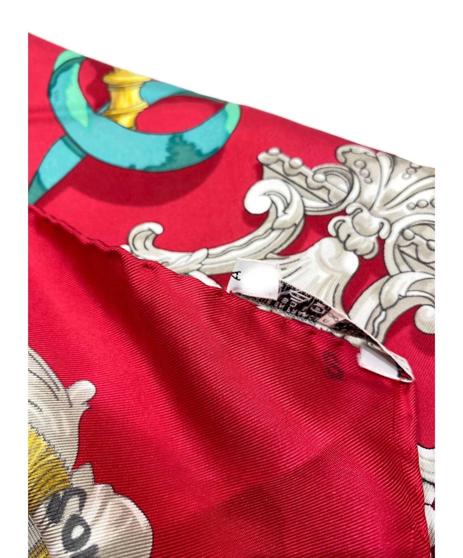 HERMES　エルメス　スカーフ　カレ90　鉄細工 FERRONNERIE 130506-1.jpg