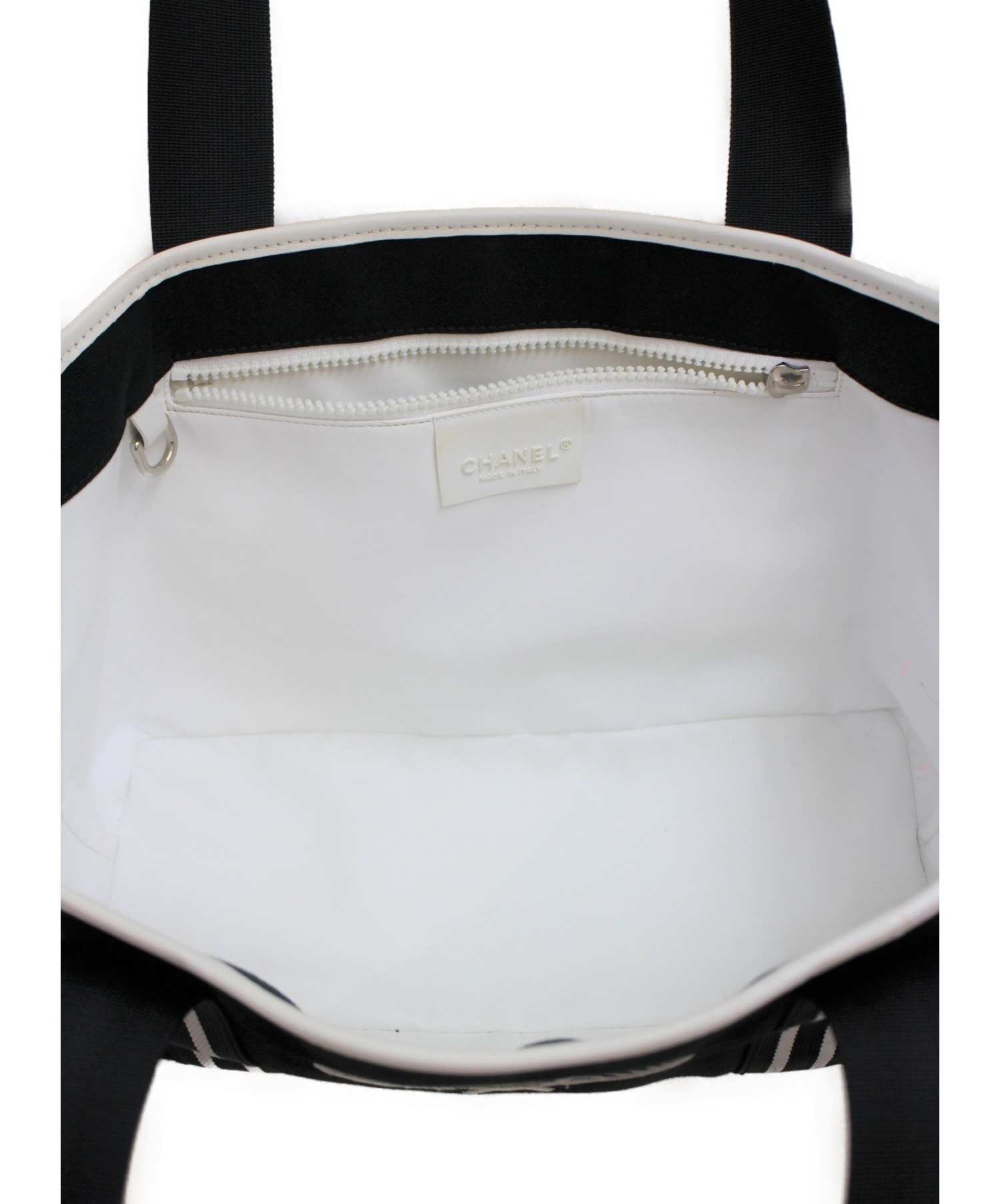 中古・古着通販】CHANEL (シャネル) テニストートバッグ ブラック
