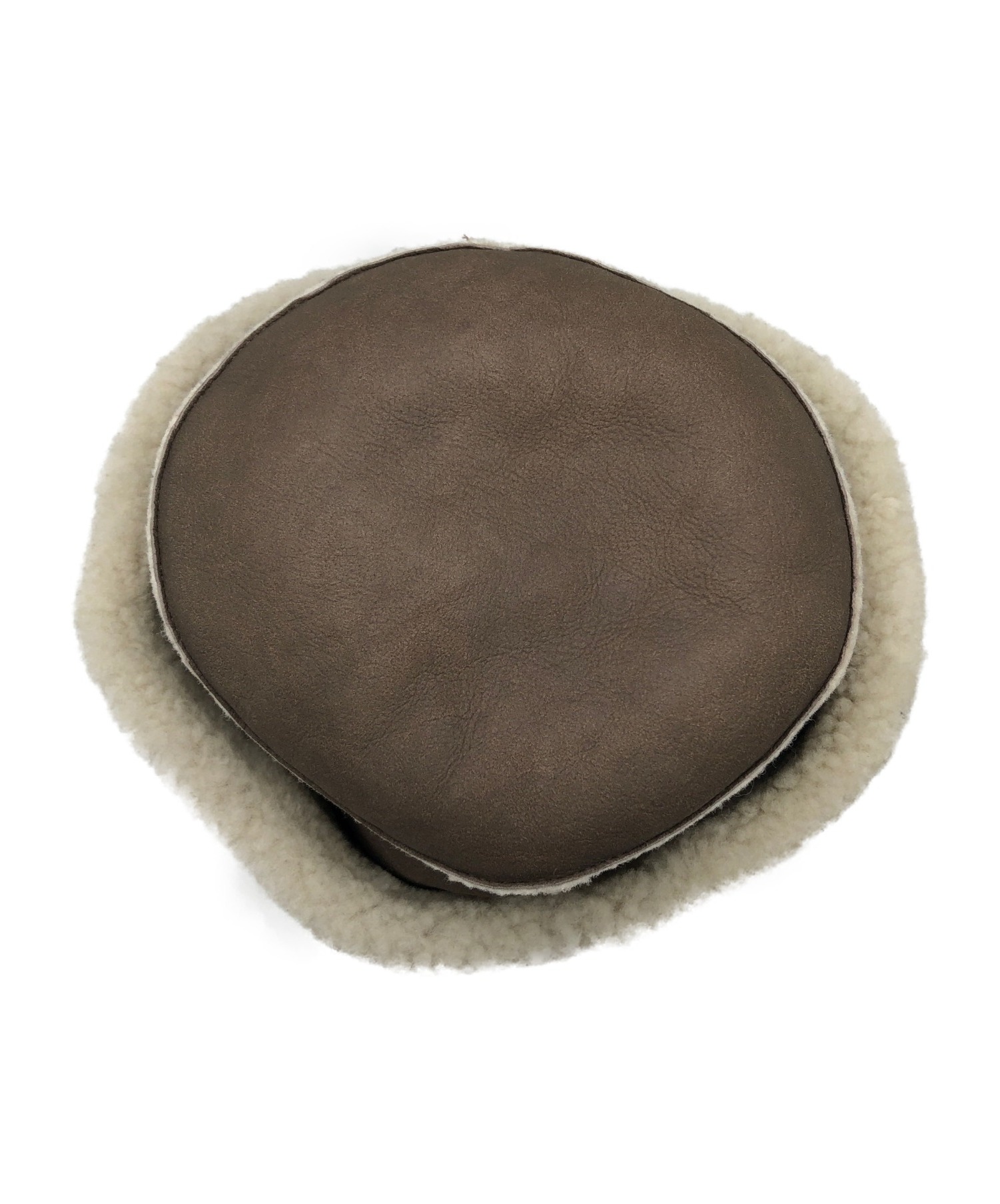 中古・古着通販】HERMES (エルメス) 帽子/ムートンレザーハット