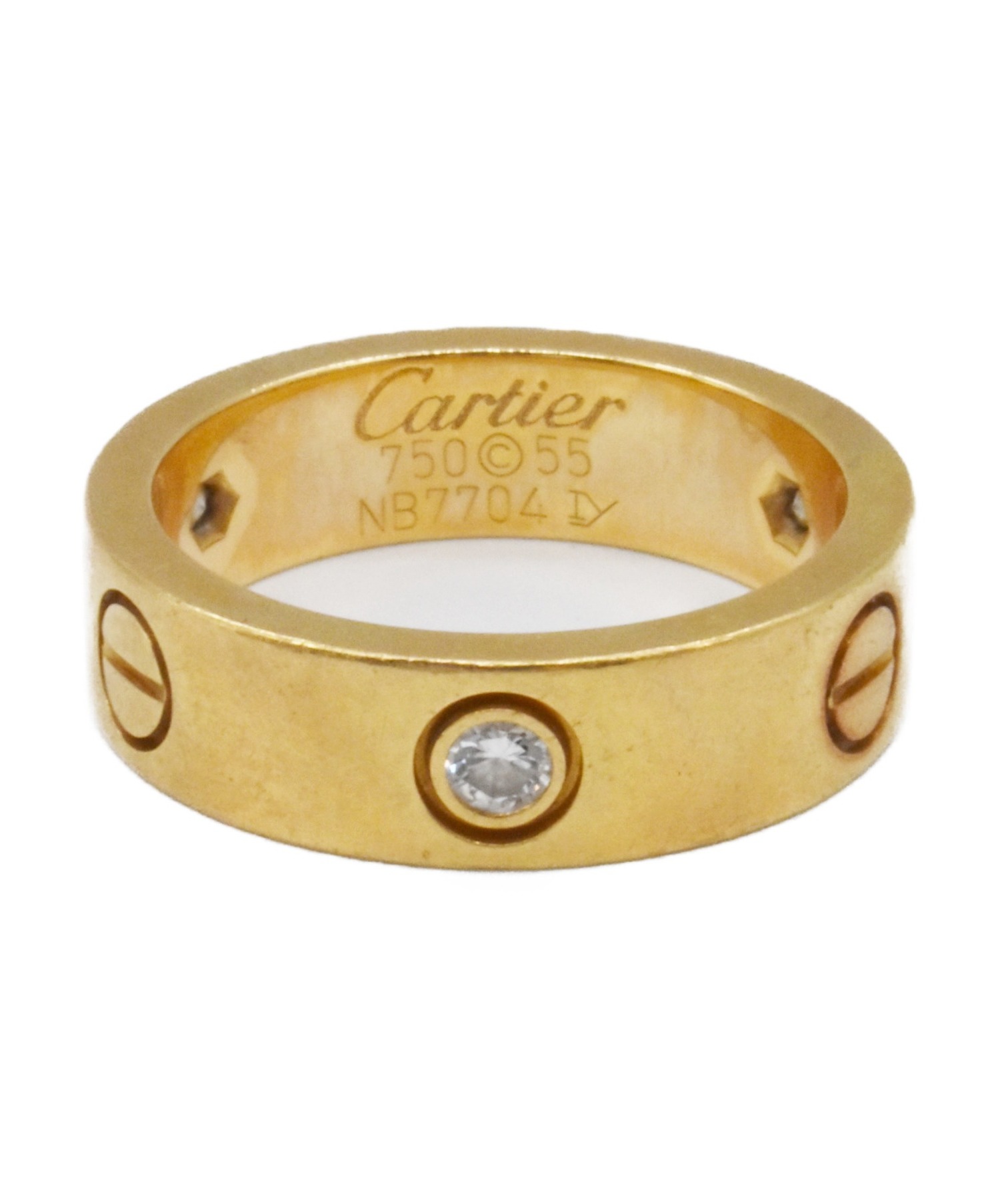 中古・古着通販】Cartier (カルティエ) ハーフダイヤラブリング サイズ 