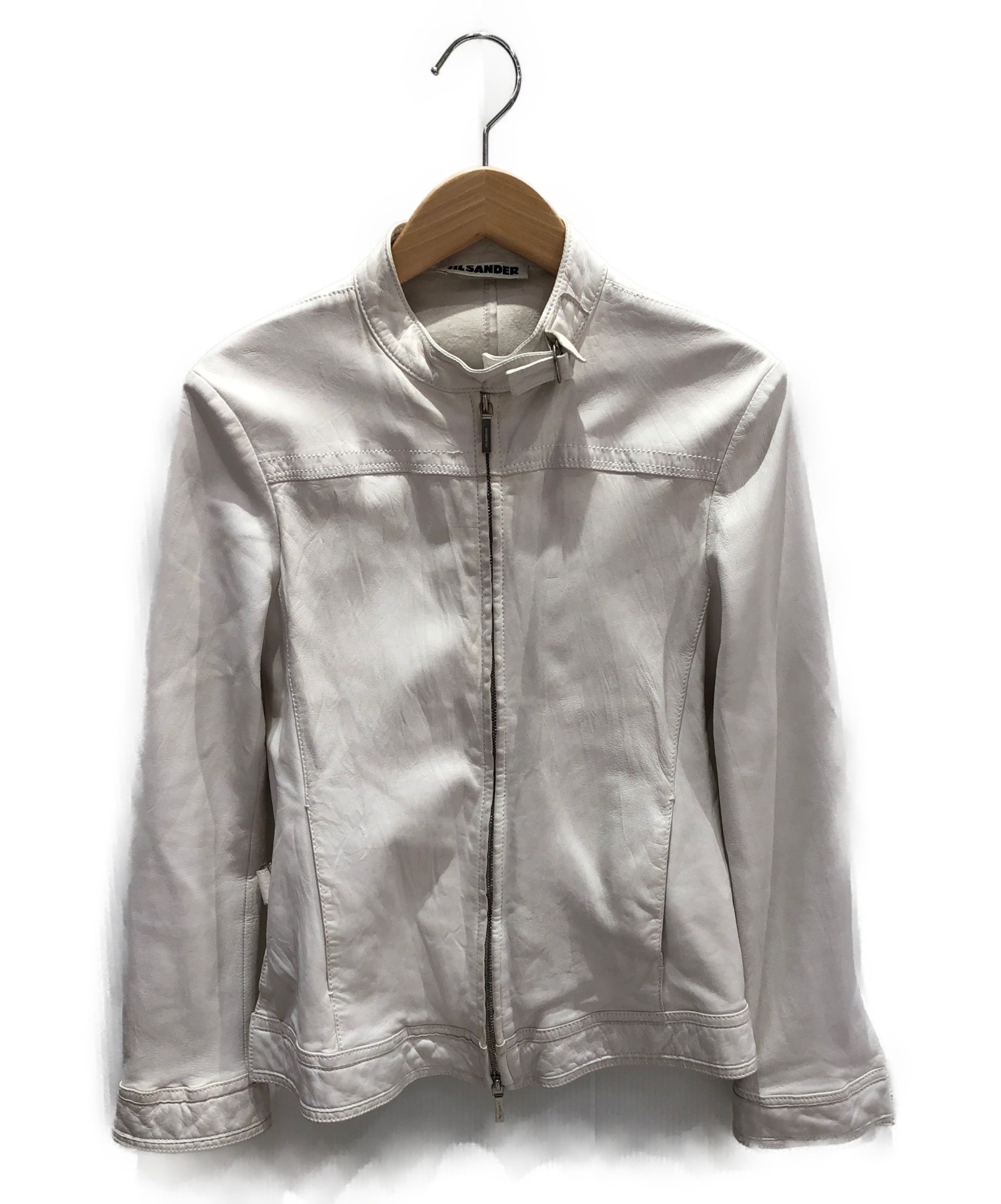 中古・古着通販】JIL SANDER (ジルサンダー) ライダースジャケット 