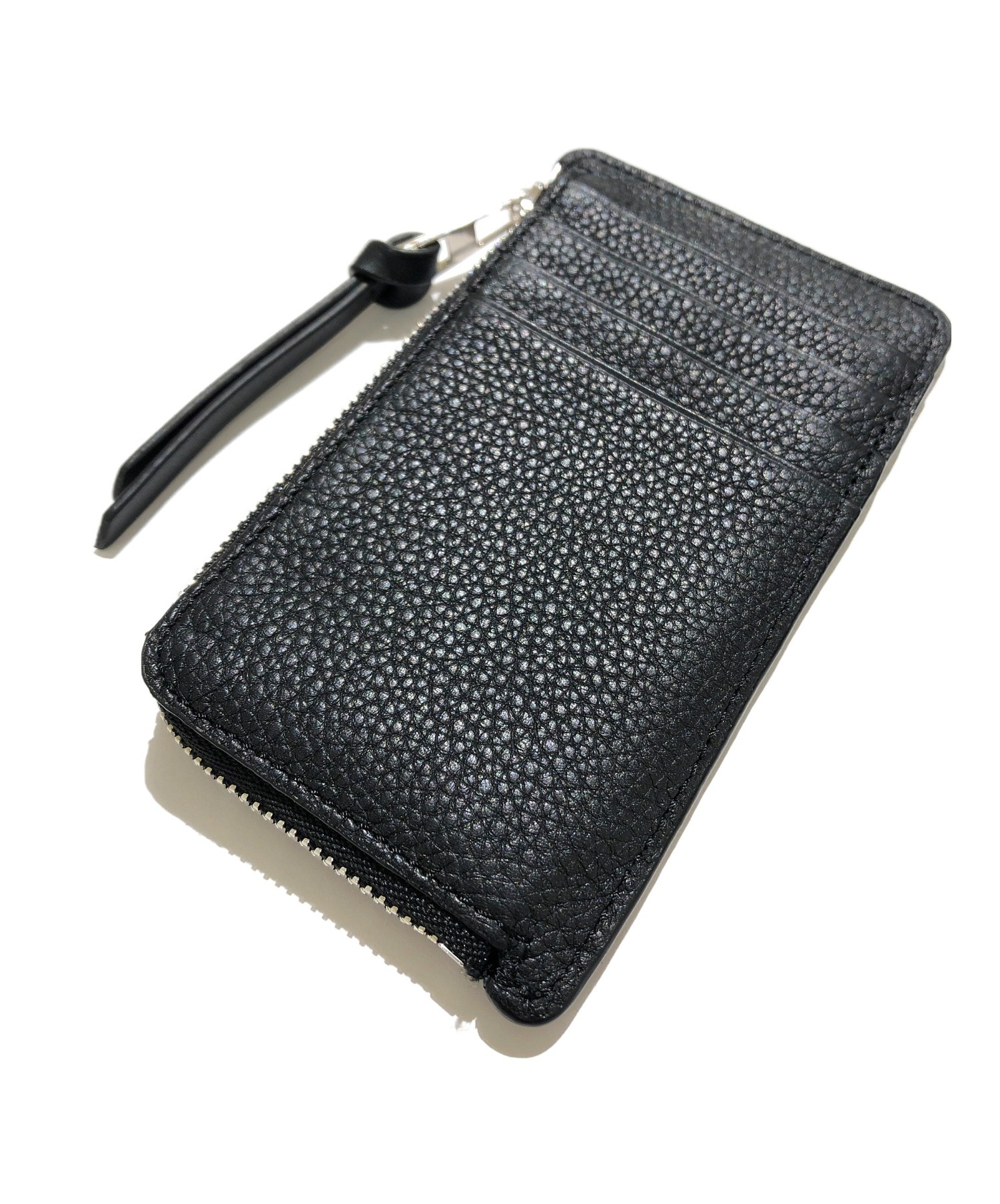 中古・古着通販】LOEWE (ロエベ) ハーフジップコインケース ブラック 