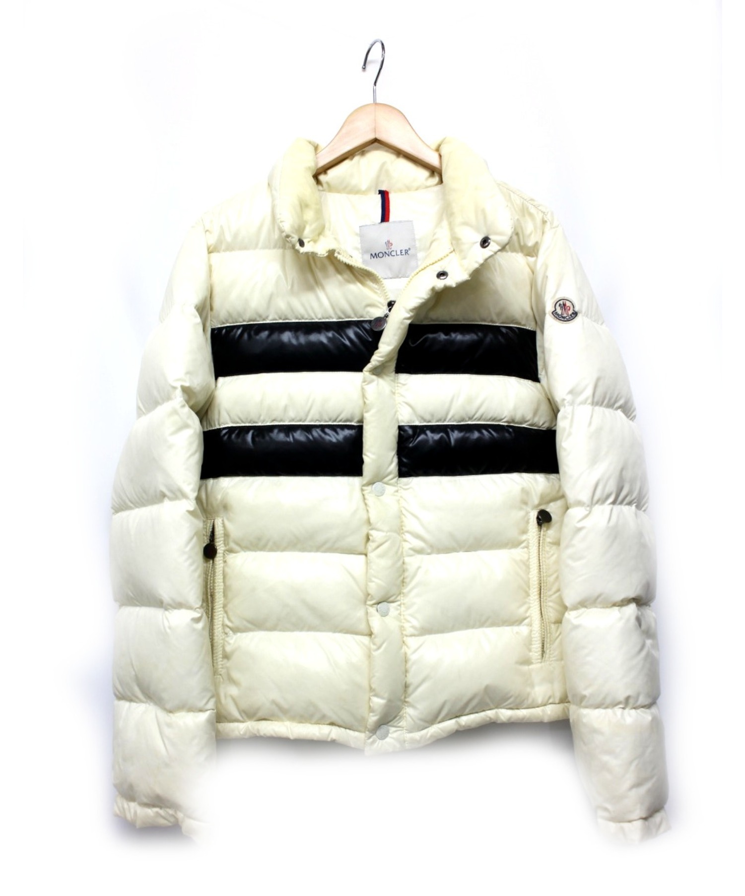 中古・古着通販】MONCLER (モンクレール) ダウンジャケット ホワイト 