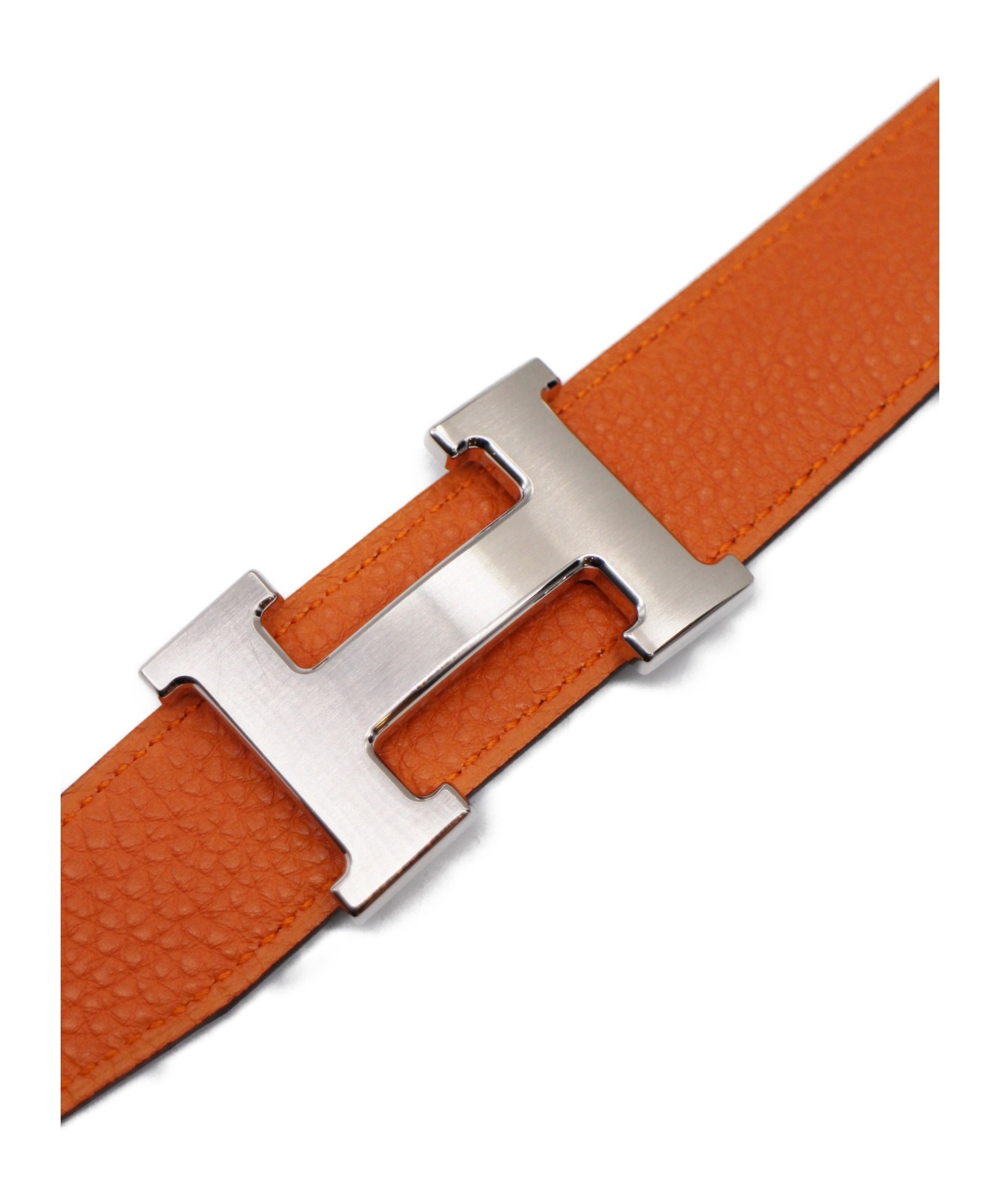 中古・古着通販】HERMES (エルメス) コンスタンスベルト オレンジ