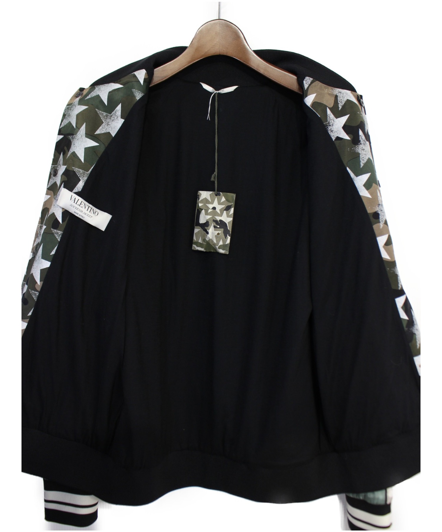 中古・古着通販】VALENTINO (バレンチノ) スカジャン カーキ サイズ:50