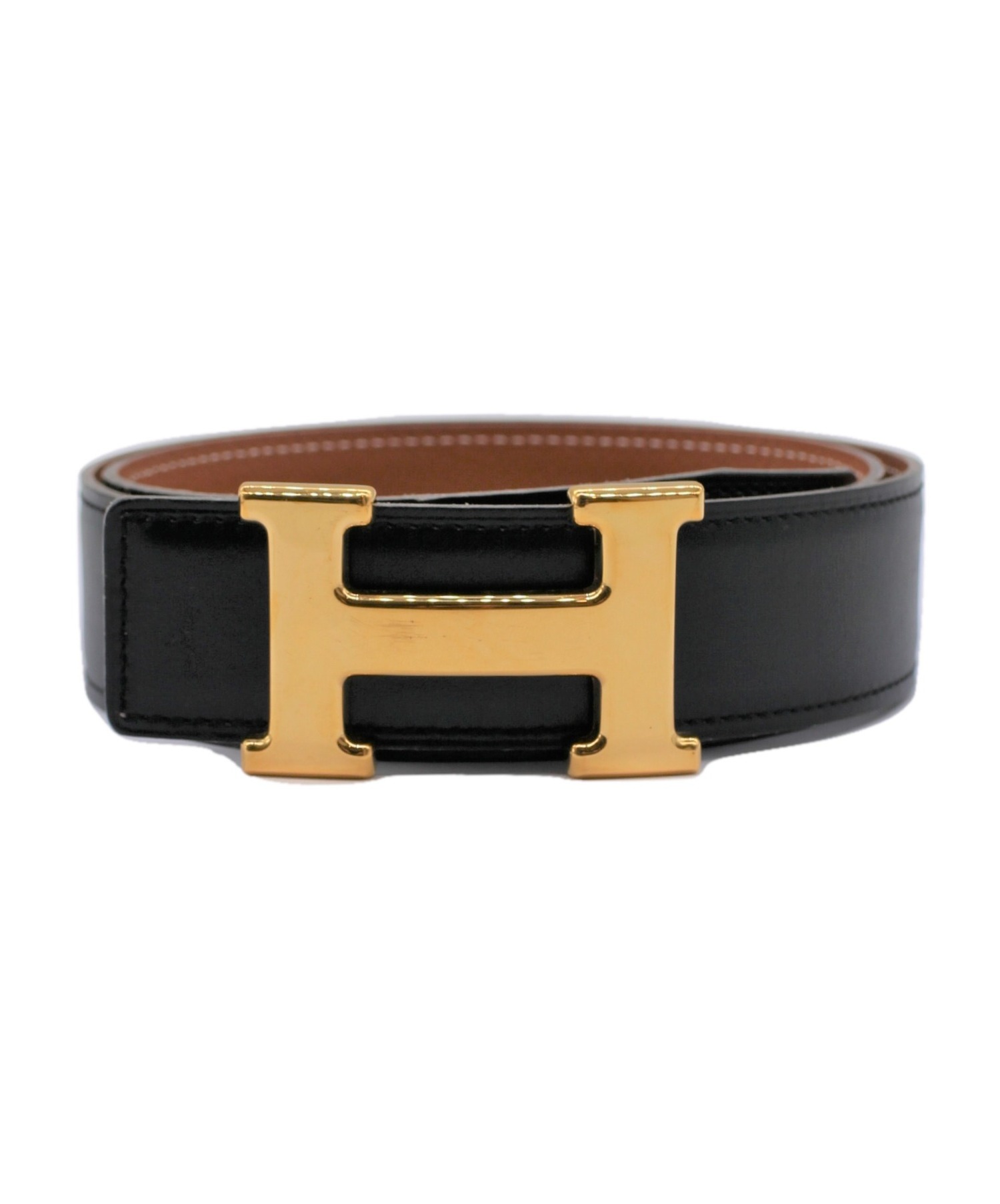 中古・古着通販】HERMES (エルメス) コンスタンス Hベルト ブラック