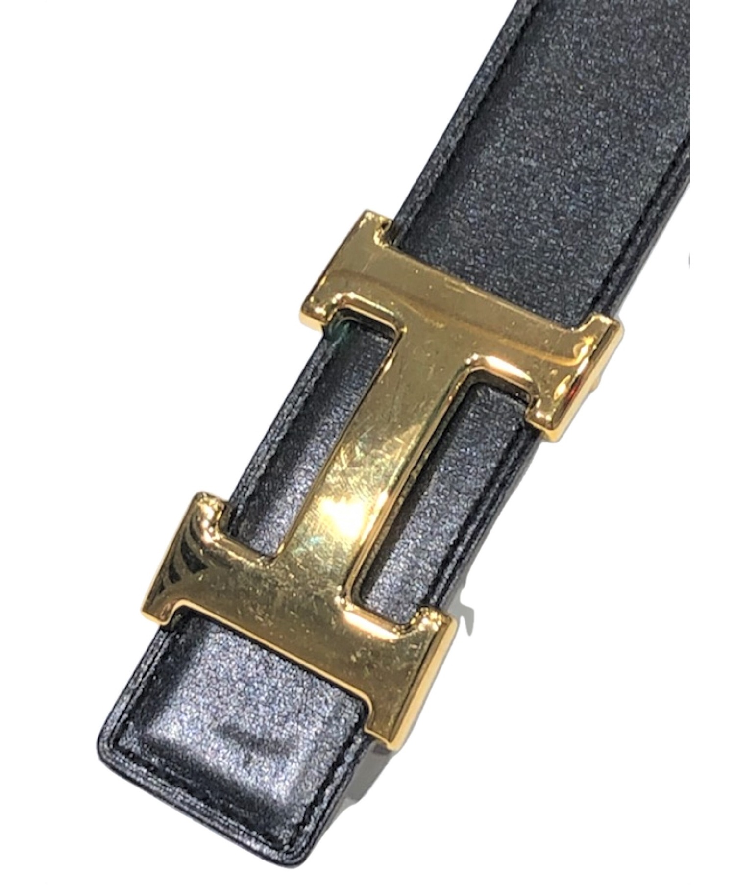 中古・古着通販】HERMES (エルメス) コンスタンス Hベルト ブラック