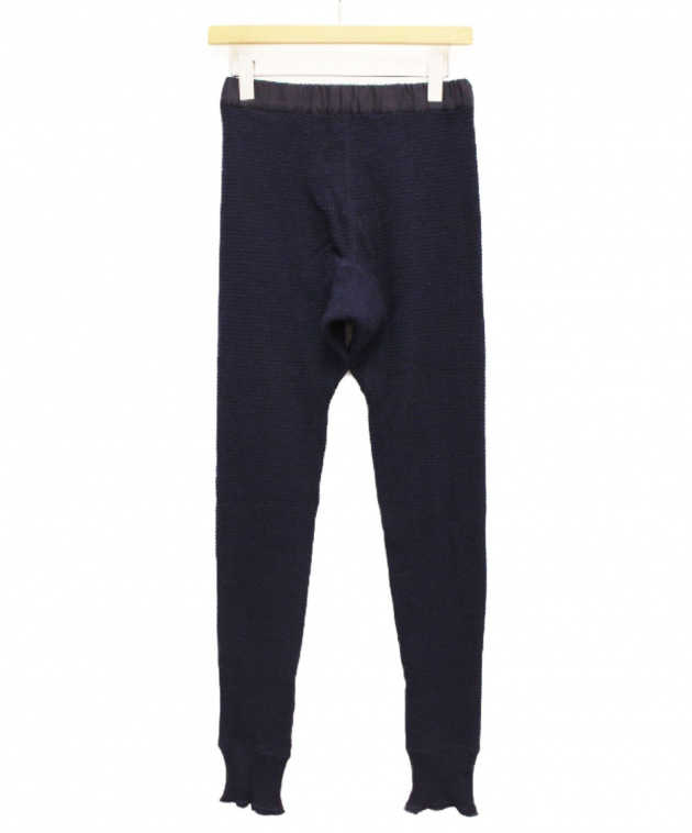 中古・古着通販】sacai (サカイ) ニットパンツ ネイビー サイズ:1 秋冬 