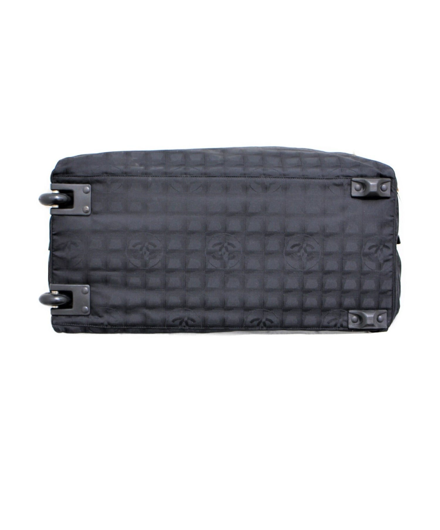 中古・古着通販】CHANEL (シャネル) ボストンキャリーバッグ ブラック 