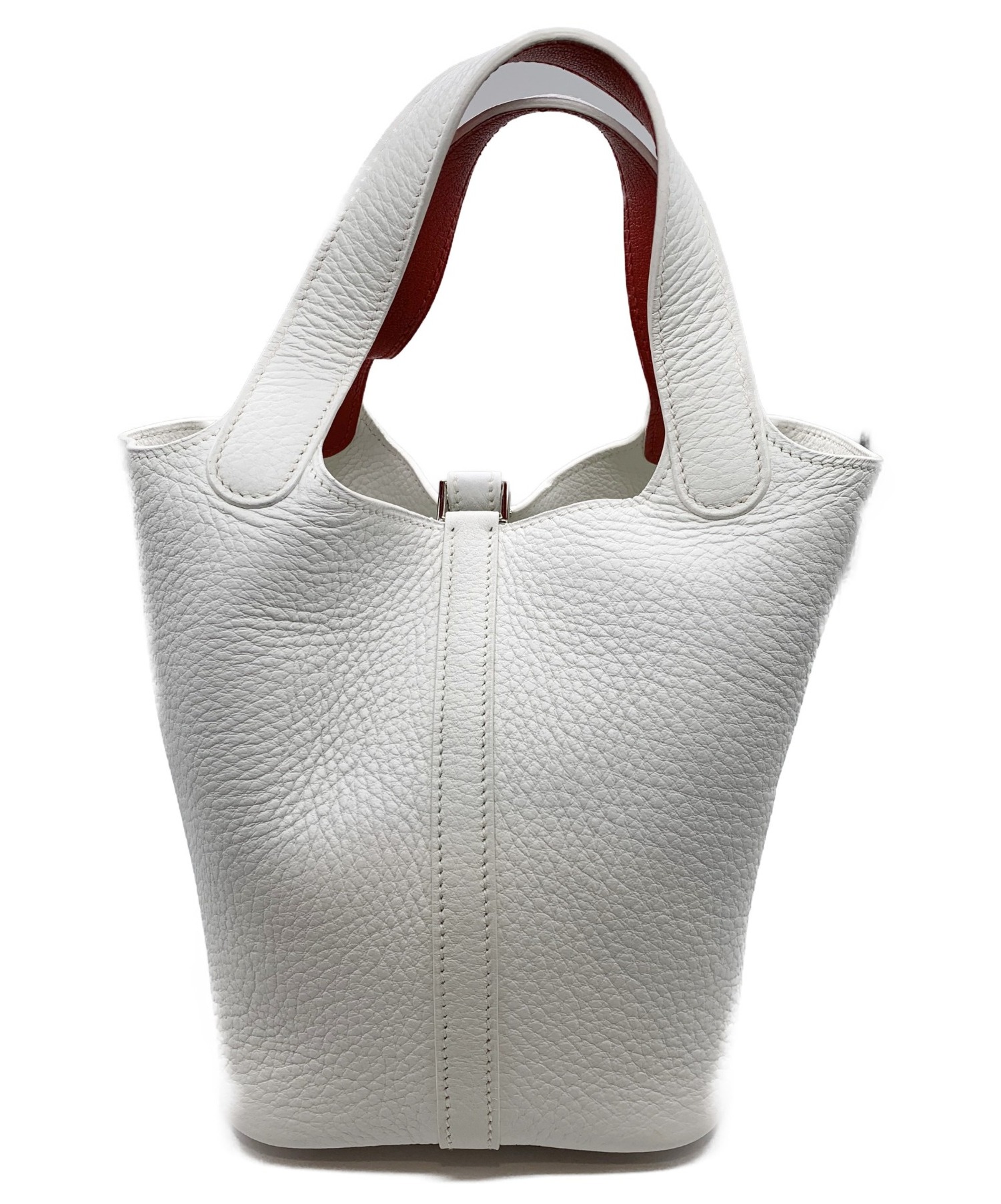中古・古着通販】HERMES (エルメス) ピコタンPM バイカラー ホワイト 