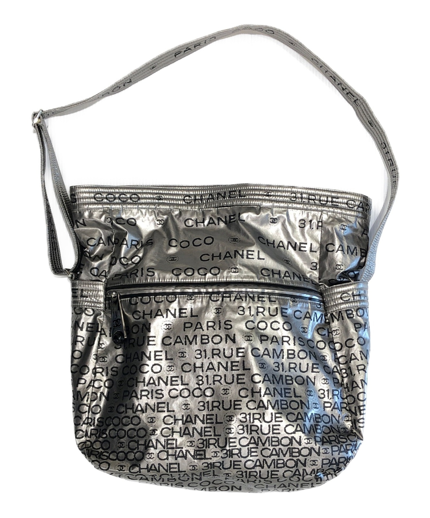中古・古着通販】CHANEL (シャネル) 2wayショルダーバッグ シルバー 