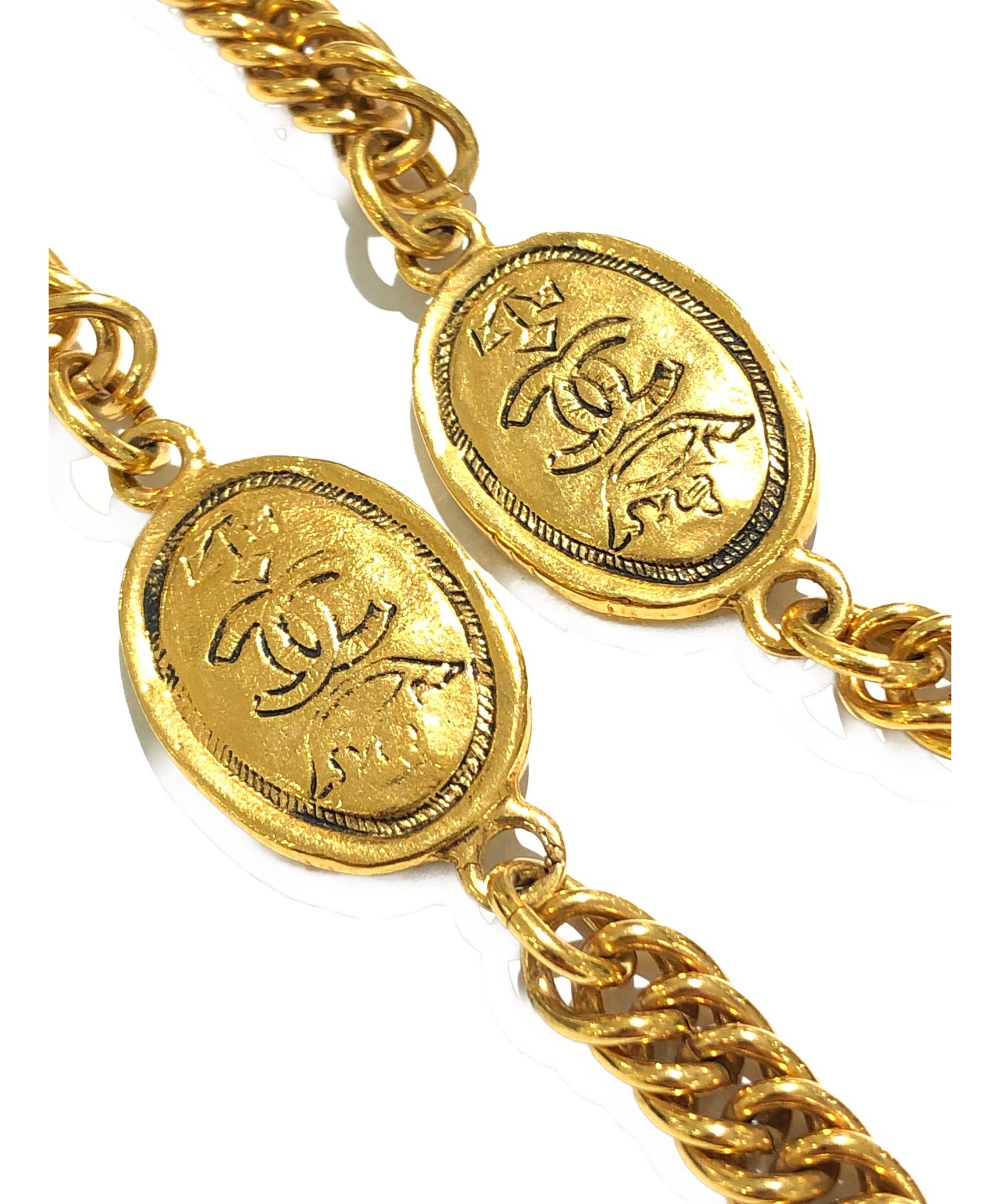 中古・古着通販】CHANEL (シャネル) 6連ココ ヴィンテージネックレス 