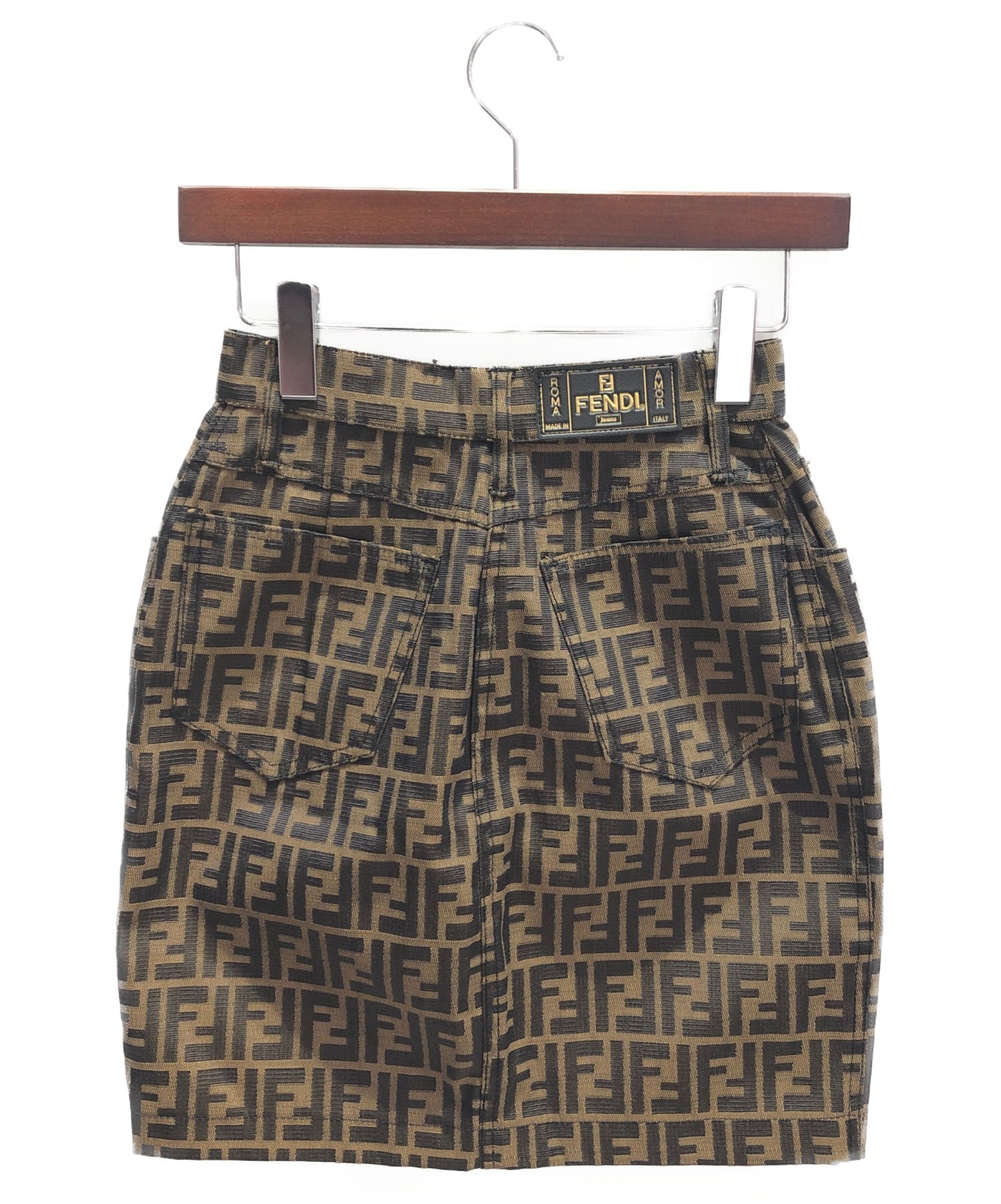 FENDI 定番ズッカ総柄スカート FENDI 定番ズッカ総柄スカート FENDI 定番ズッカ総柄スカート