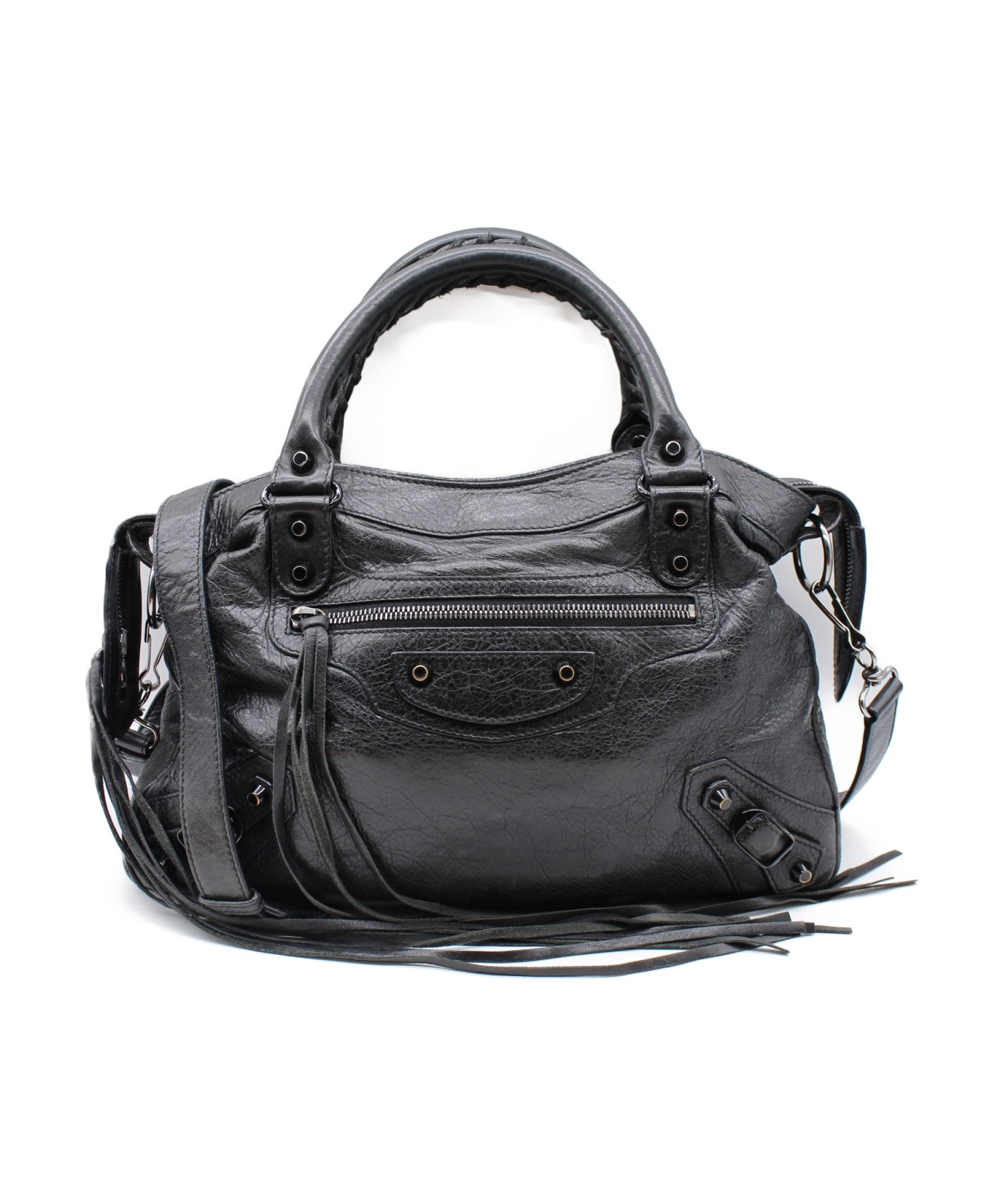 中古・古着通販】BALENCIAGA (バレンシアガ) ザ・タウン ブラック 