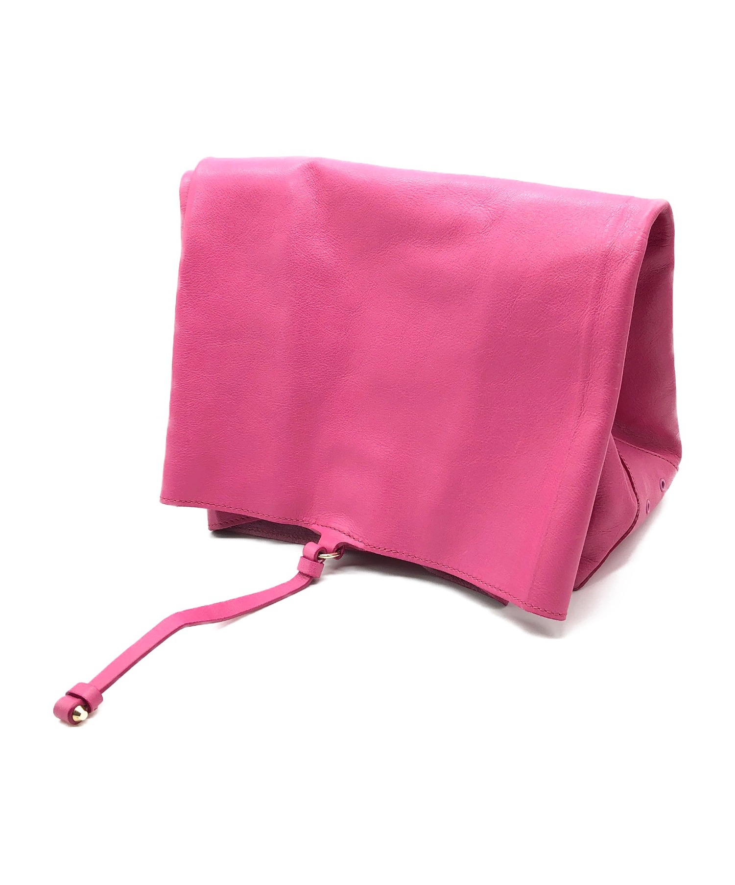 中古・古着通販】JIL SANDER (ジルサンダー) クラッチバッグ ピンク