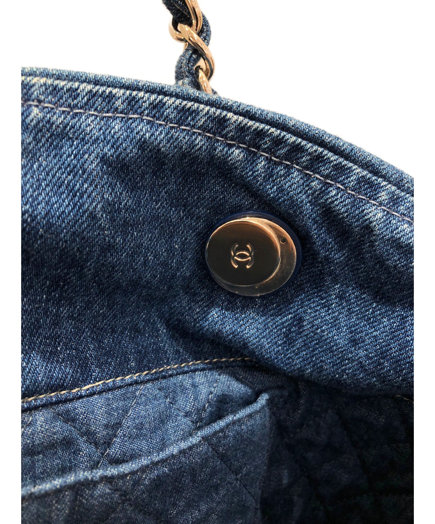 中古・古着通販】CHANEL (シャネル) チェーントートバッグ サイズ:ｰ