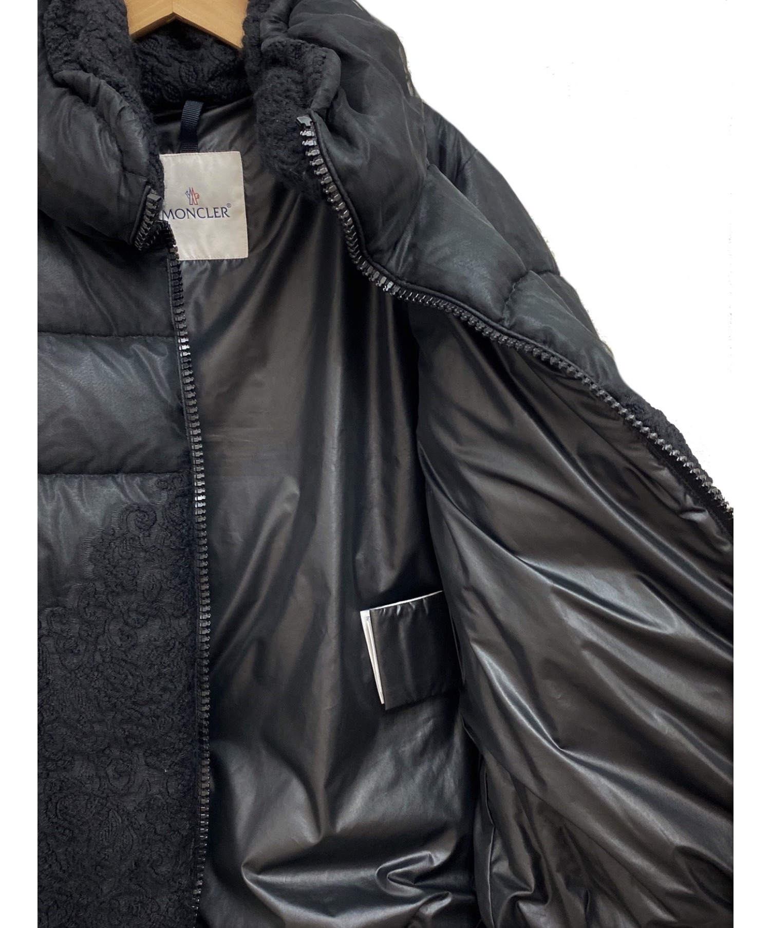 中古・古着通販】MONCLER (モンクレール) PANACHE GIUBBOTTO ブラック