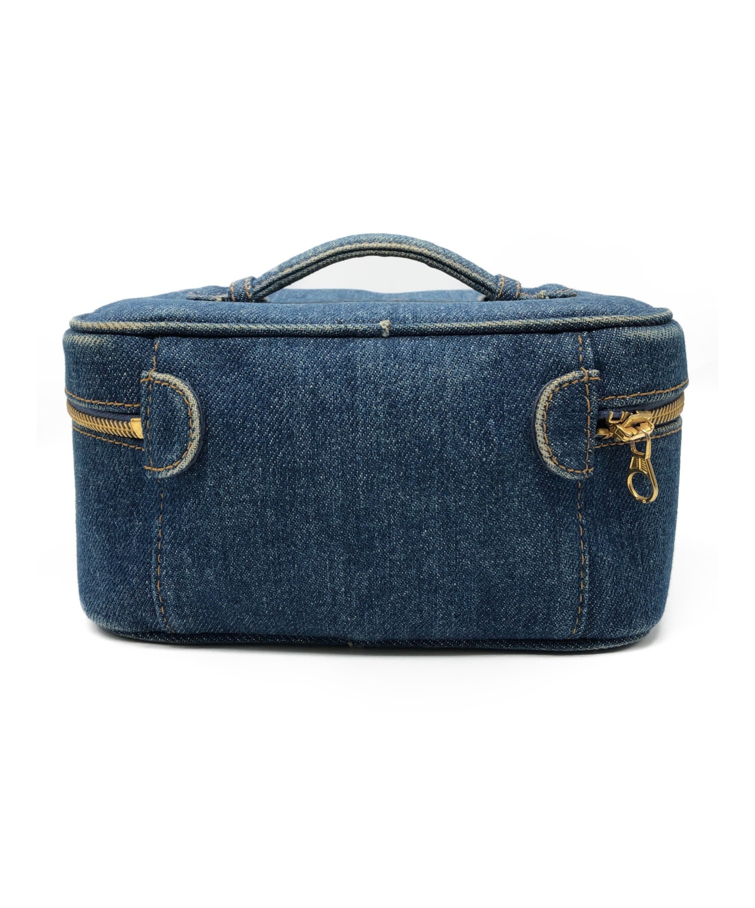 CHANEL バニティバック　デニム VINTAGE CHANEL/シャネル】バニティショルダーバッグ denim