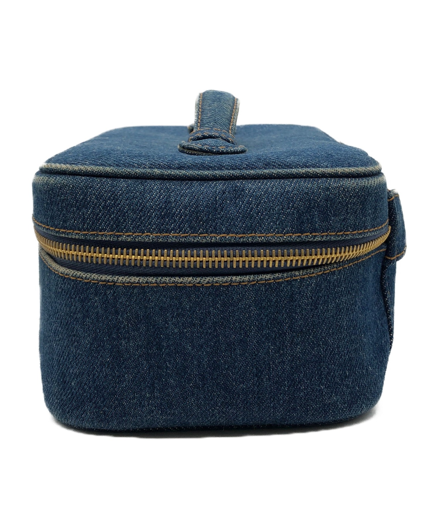 CHANEL バニティバック　デニム VINTAGE CHANEL/シャネル】バニティショルダーバッグ denim