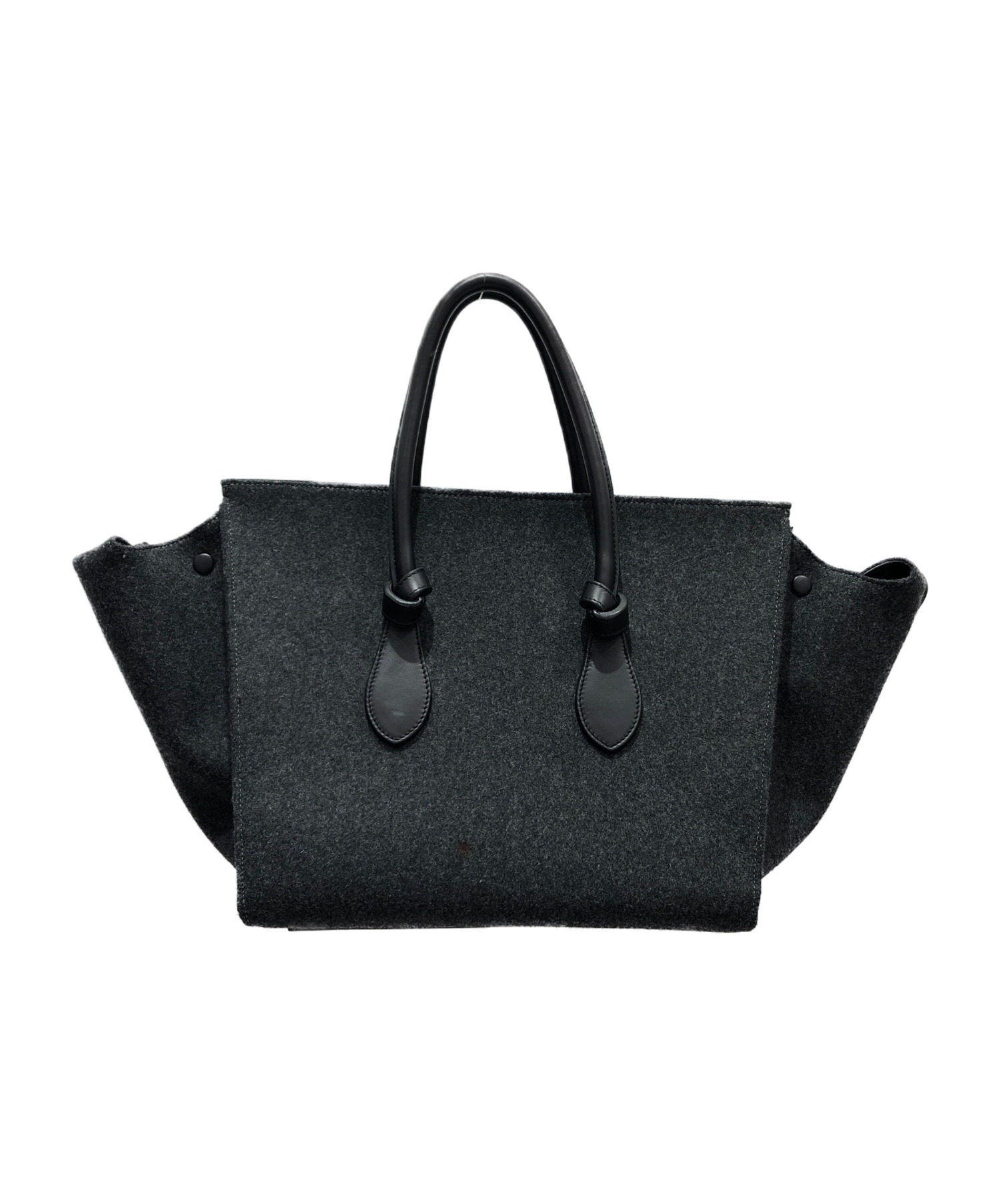 セリーヌ　タイバッグ 中古・古着通販】CELINE (セリーヌ) タイバッグ グレー サイズ