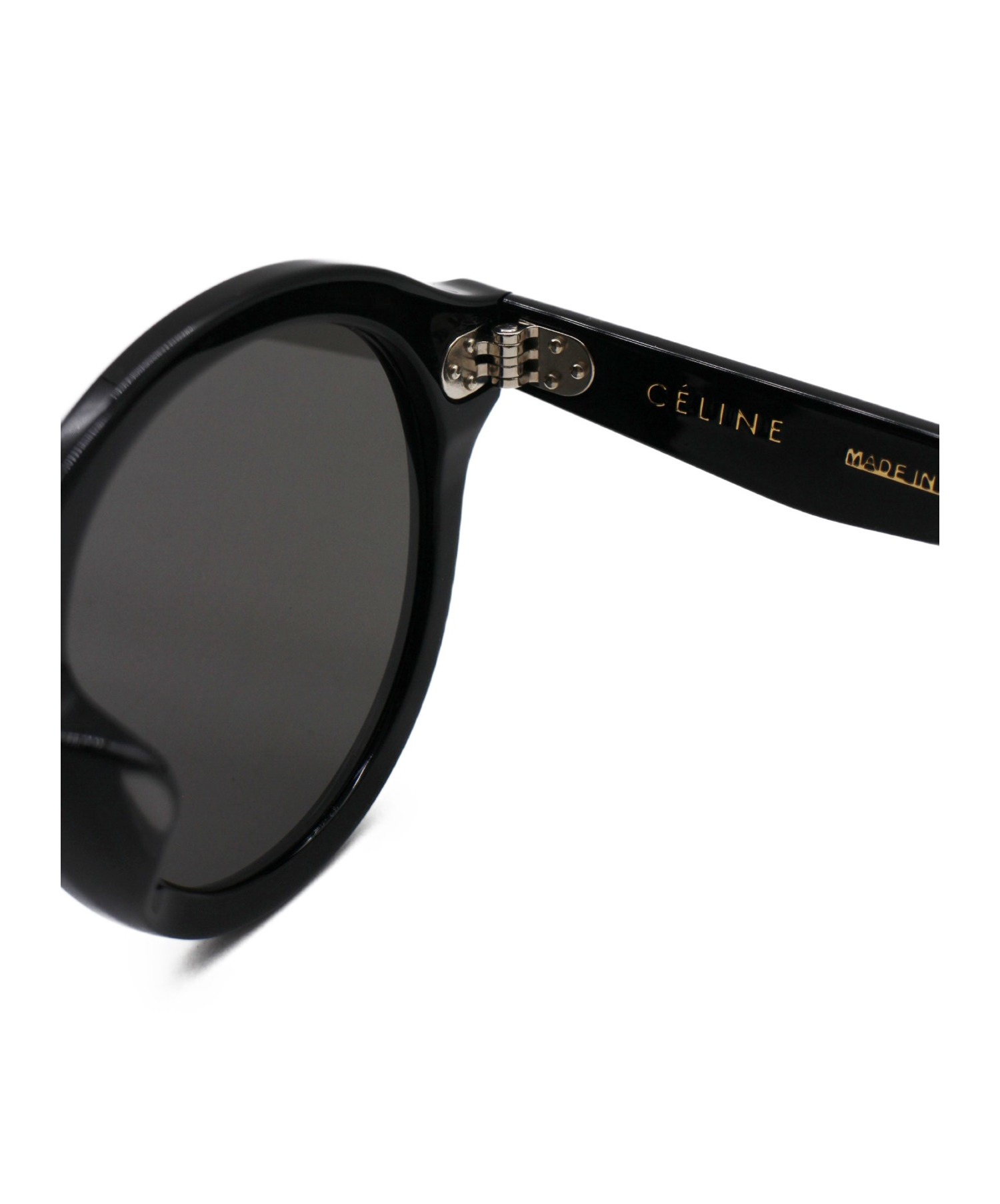 中古・古着通販】CELINE (セリーヌ) ボストンサングラス ブラック