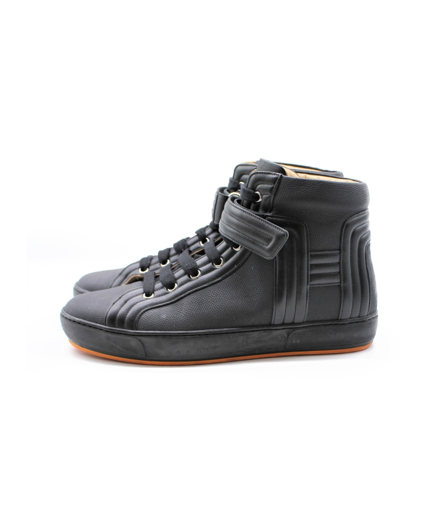中古・古着通販】HERMES (エルメス) ハイカットスニーカー ブラック 
