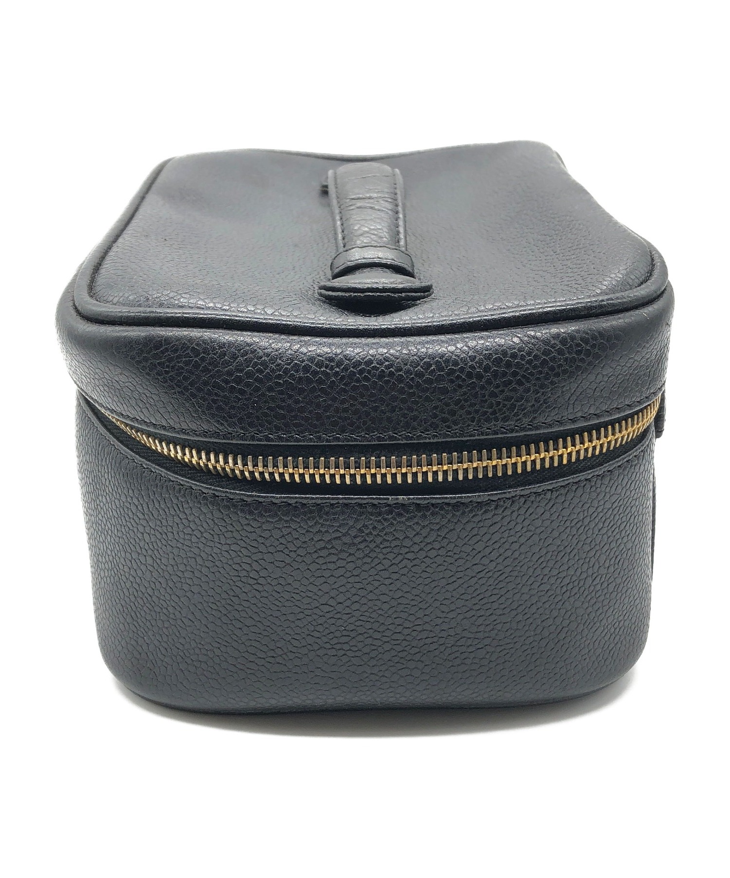 中古・古着通販】CHANEL (シャネル) バニティバッグ ブラック サイズ 