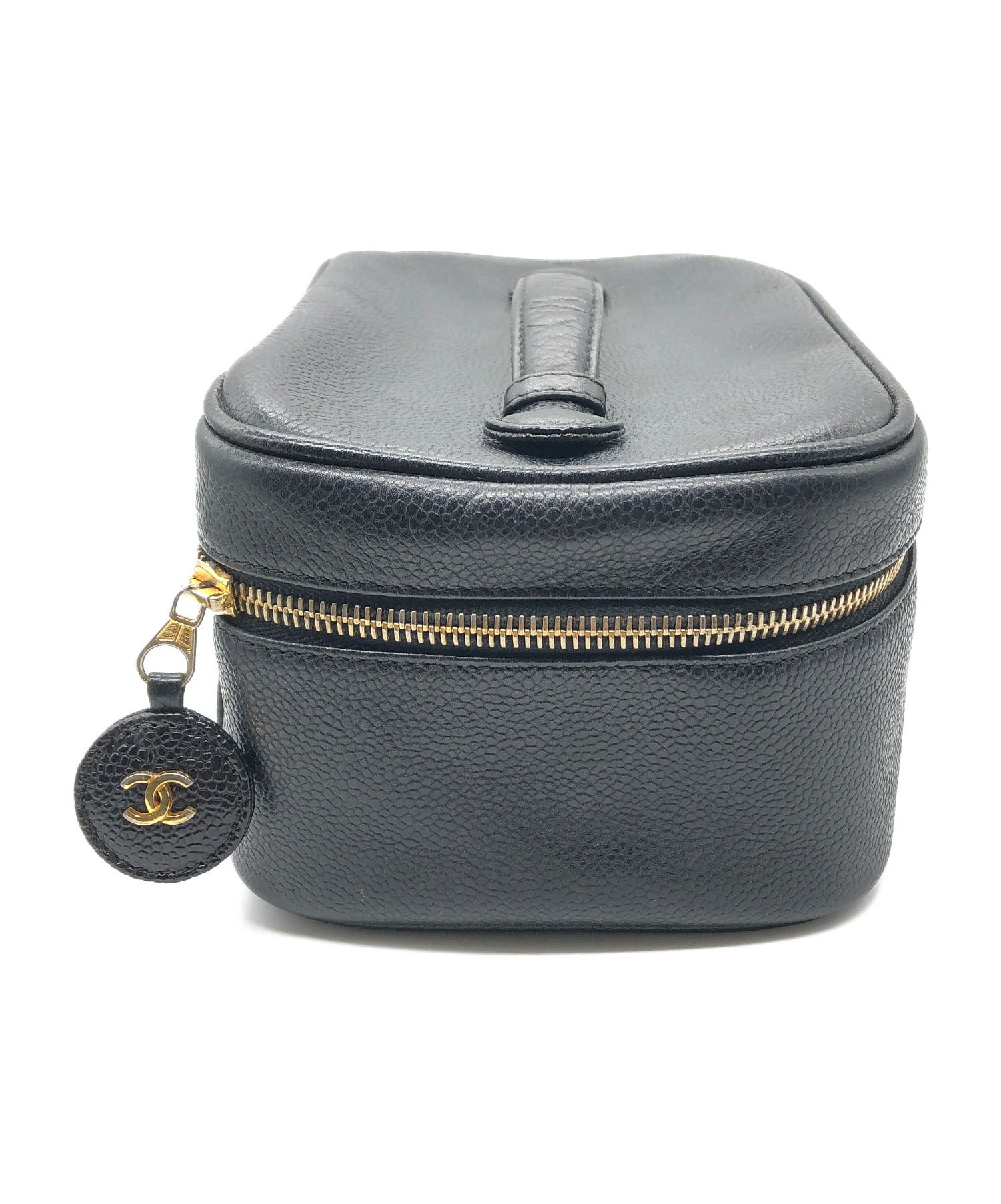 シャネル バニティ キャビアスキン ブラック ヴィンテージ シャネル バニティバッグ キャビアスキン お買取金額ご紹介
