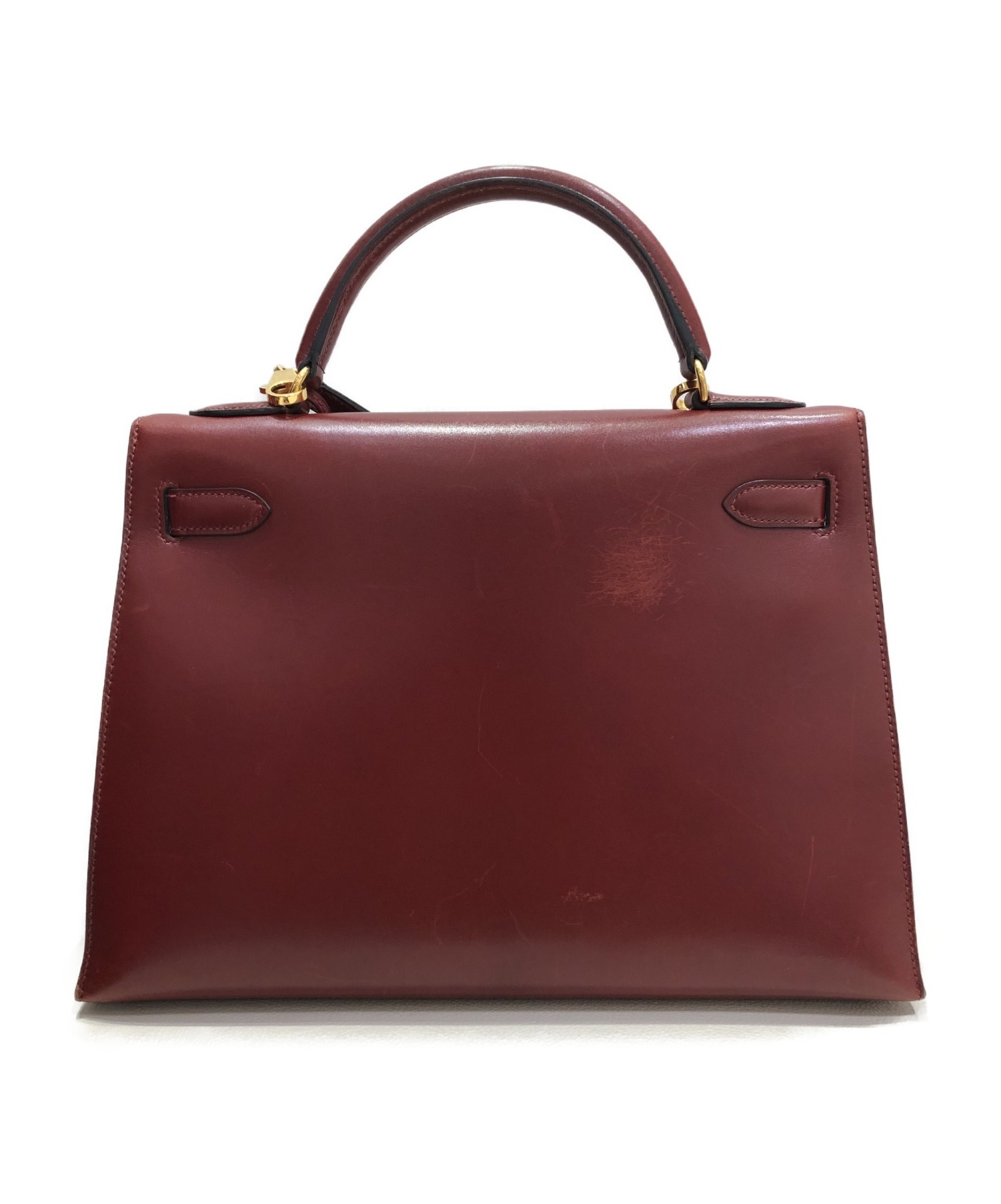 中古・古着通販】HERMES (エルメス) ケリー32 ボルドー サイズ:32 